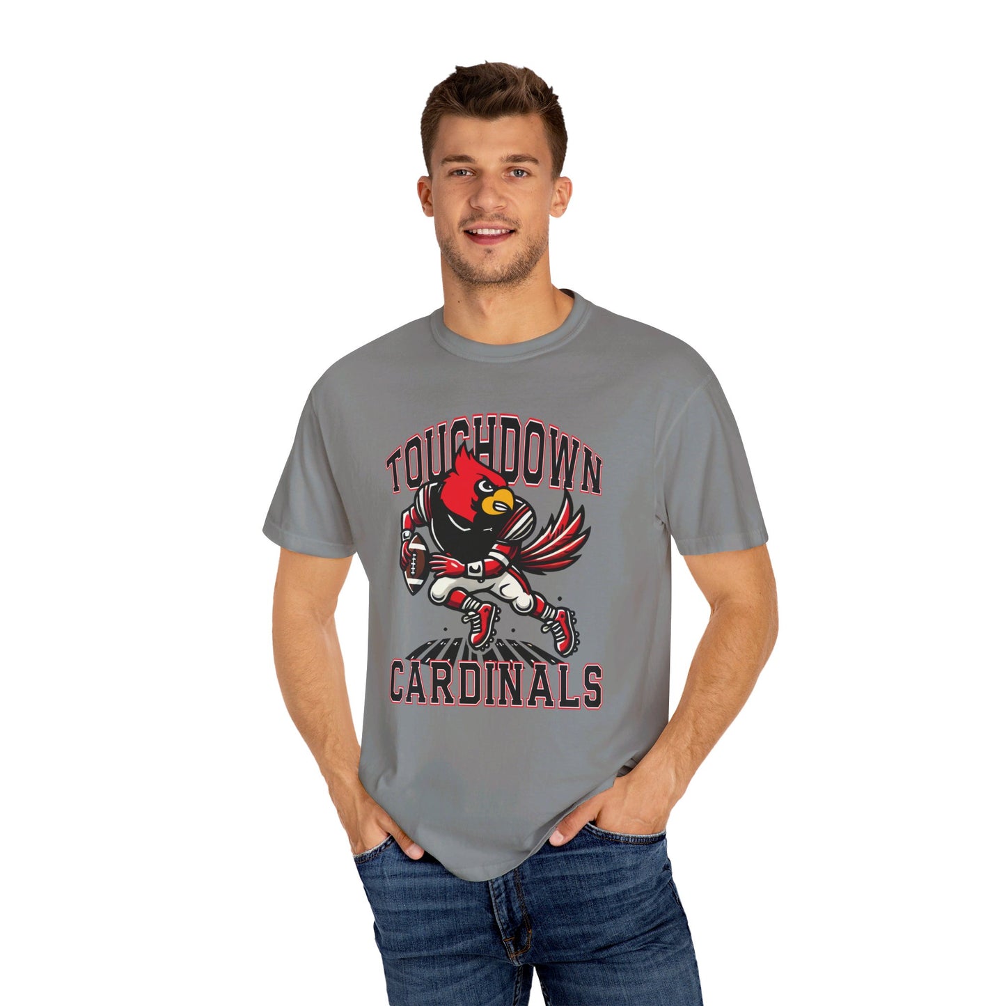 Touchdown Cardinals - Comfort Colors T-shirt