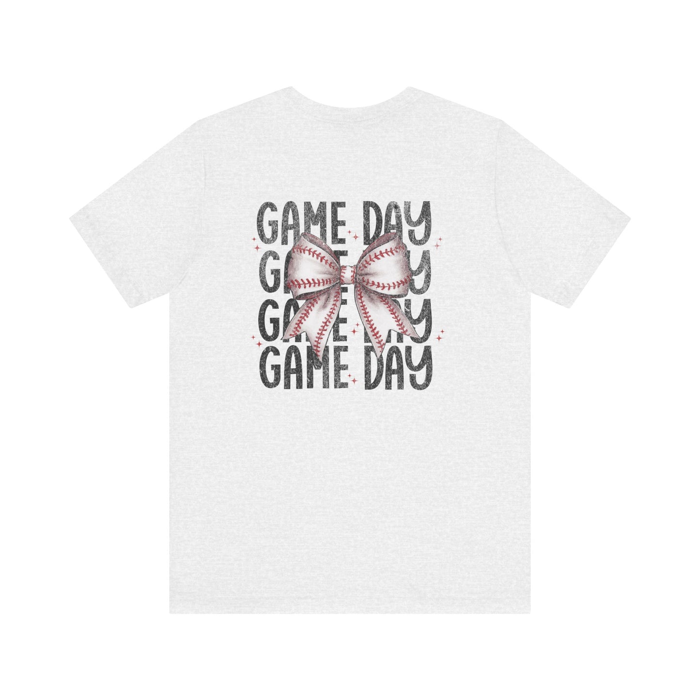 Game Day Baseball Coquette - Bella + Canvas Short Sleeve Tee