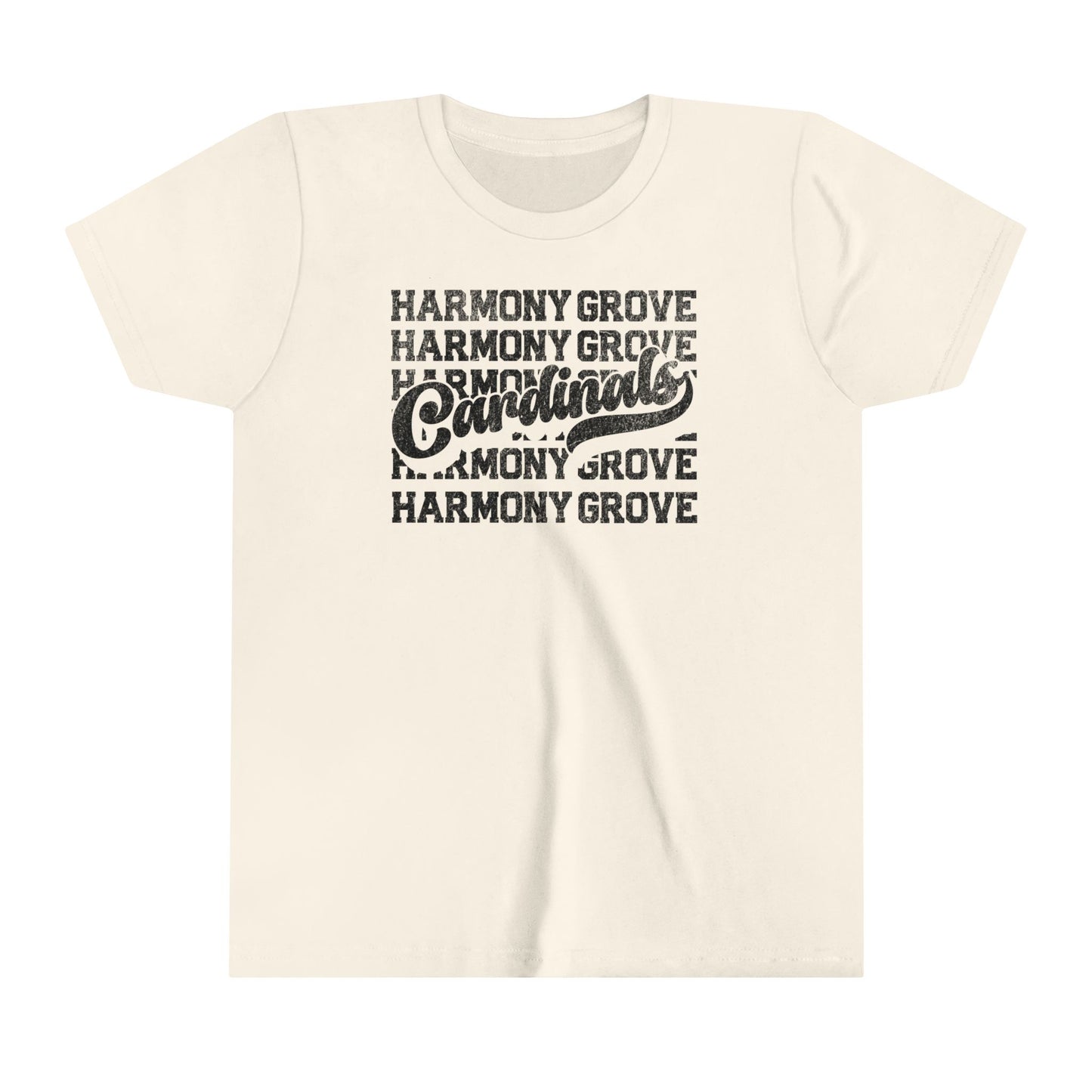 Vintage Harmony Grove Cardinals - Bella + Canvas Youth Tee