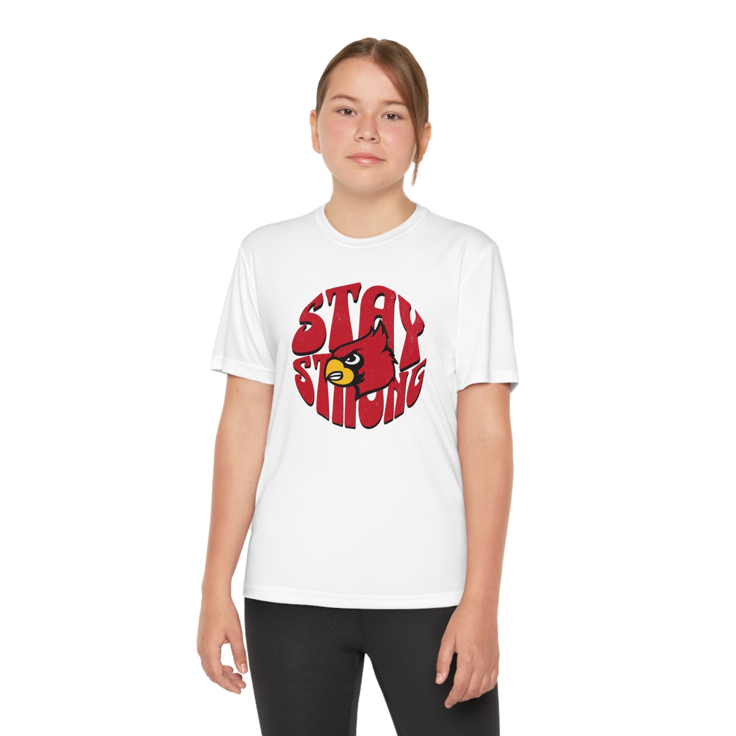 Stay Strong Cardinal - Youth Sport-Tek® Competitor™ Tee
