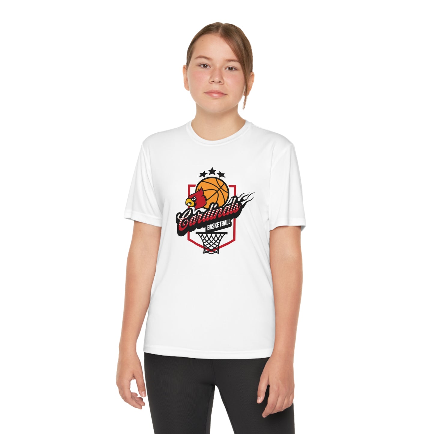Cardinals Basketball - Youth Sport-Tek® Competitor™ Tee