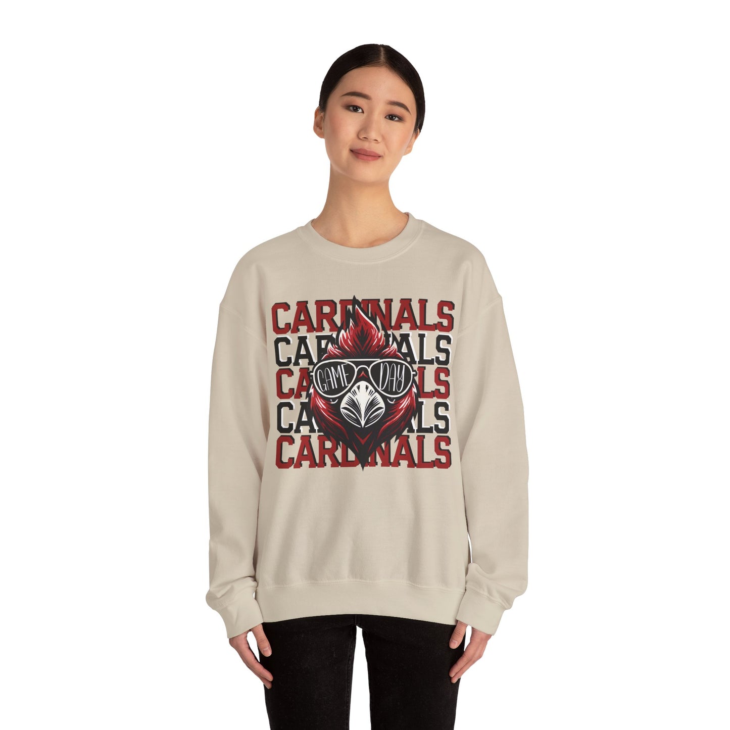 Cardinals Game Day Sunglasses - Unisex Heavy Blend™ Crewneck Sweatshirt