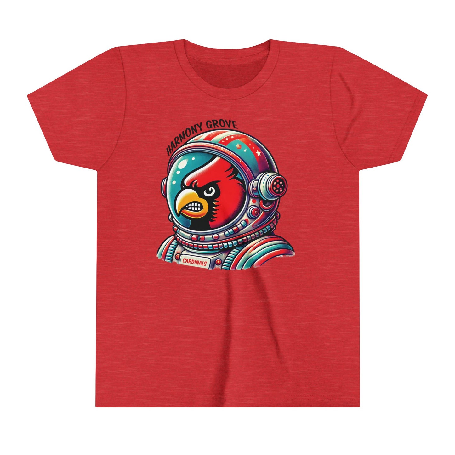 Astronaut Harmony Grove Cardinal - Bella + Canvas Youth Tee