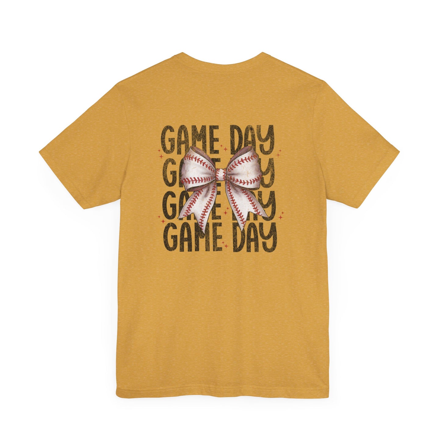 Game Day Baseball Coquette - Bella + Canvas Short Sleeve Tee