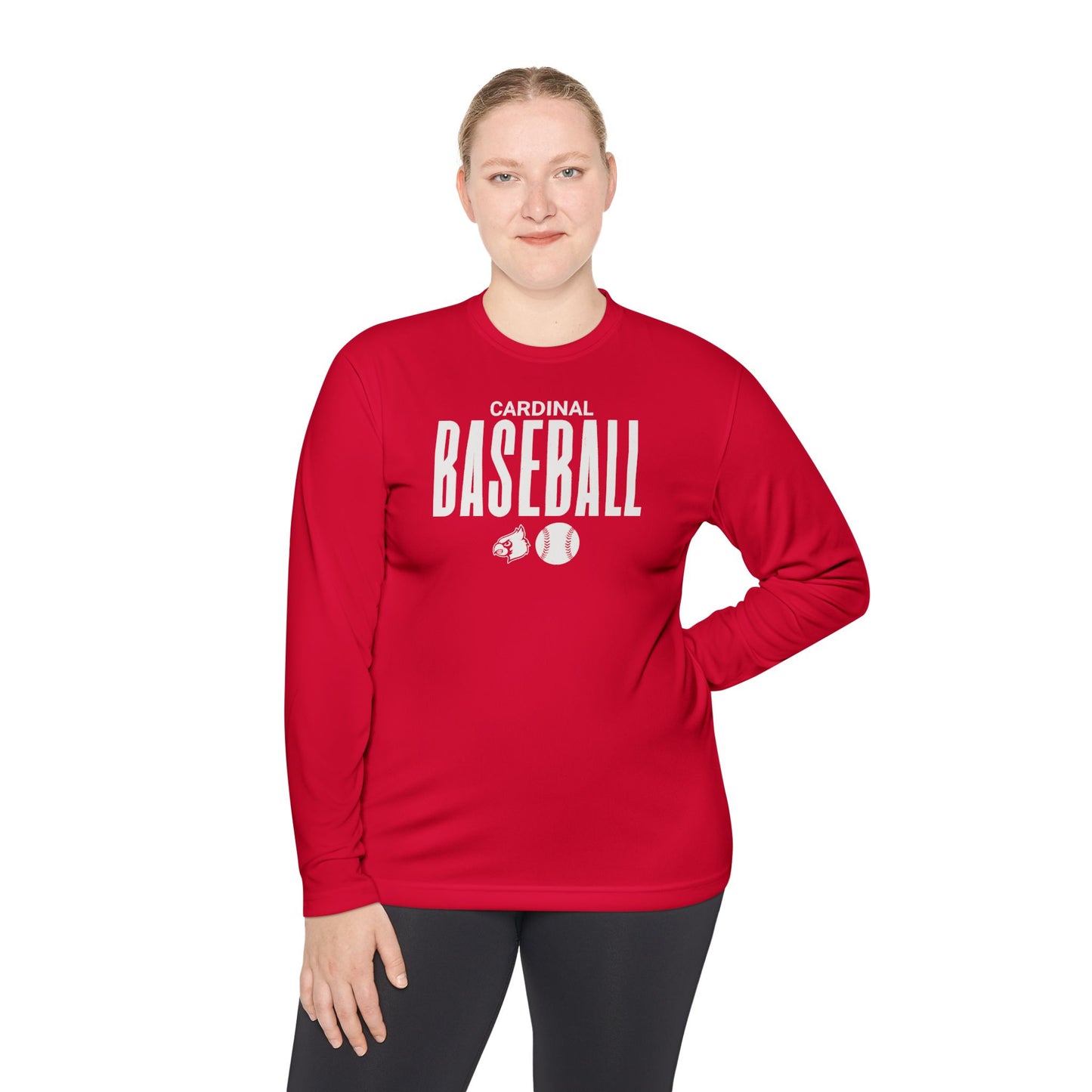 Cardinal Baseball - Dryfit Long Sleeve Tee