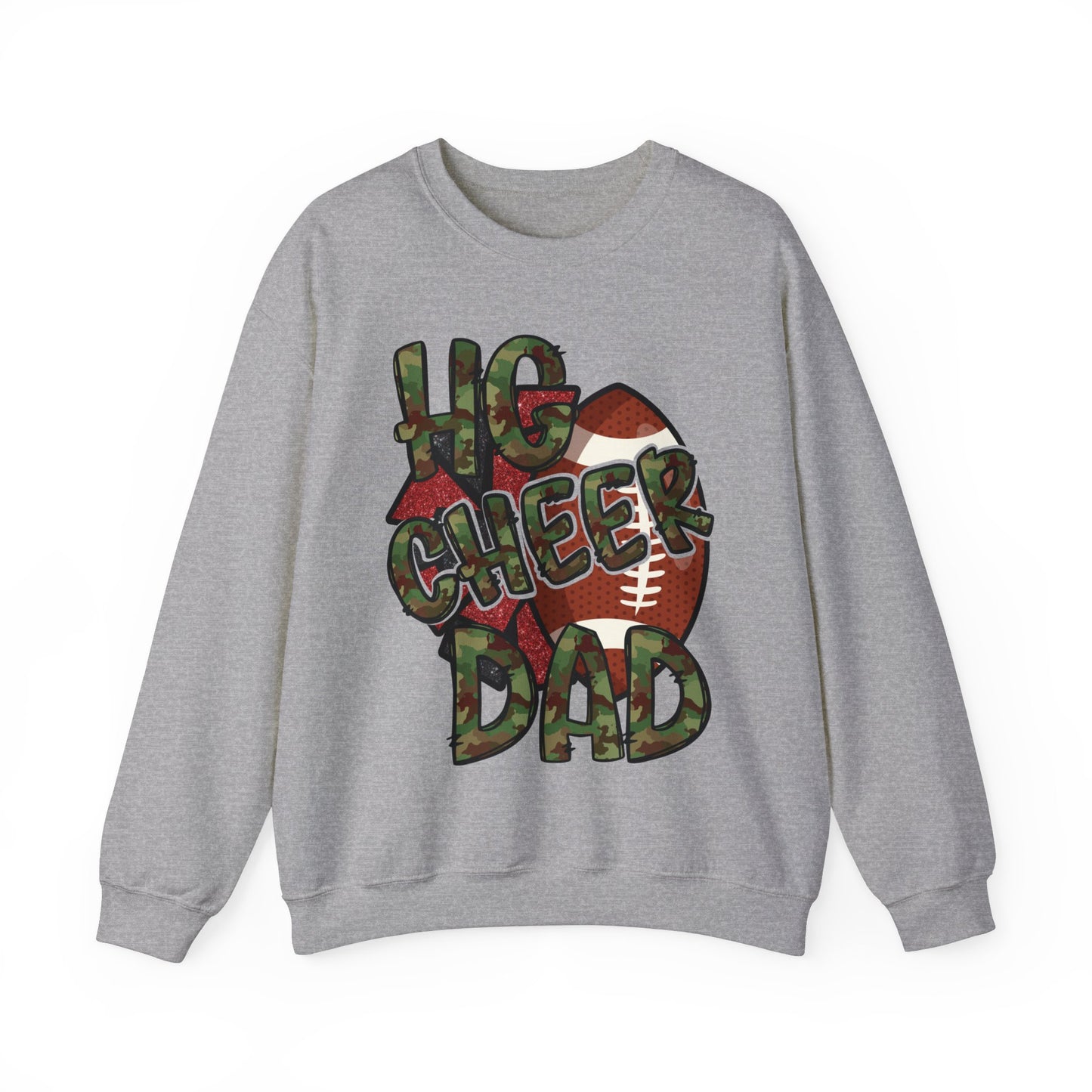HG Cheer Dad - Unisex Heavy Blend™ Crewneck Sweatshirt