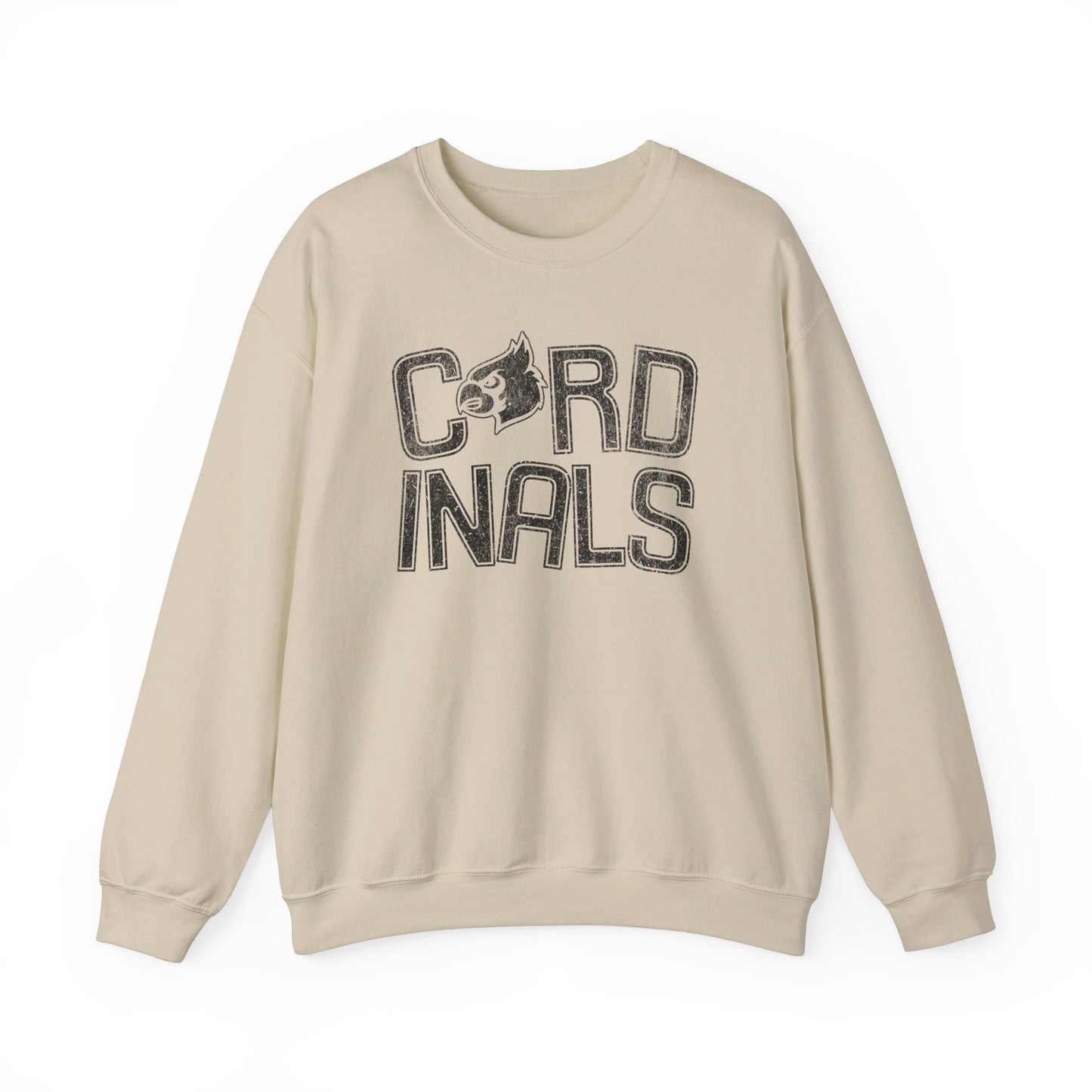 Vintage Cardinal Slanted - Unisex Heavy Blend™ Crewneck Sweatshirt