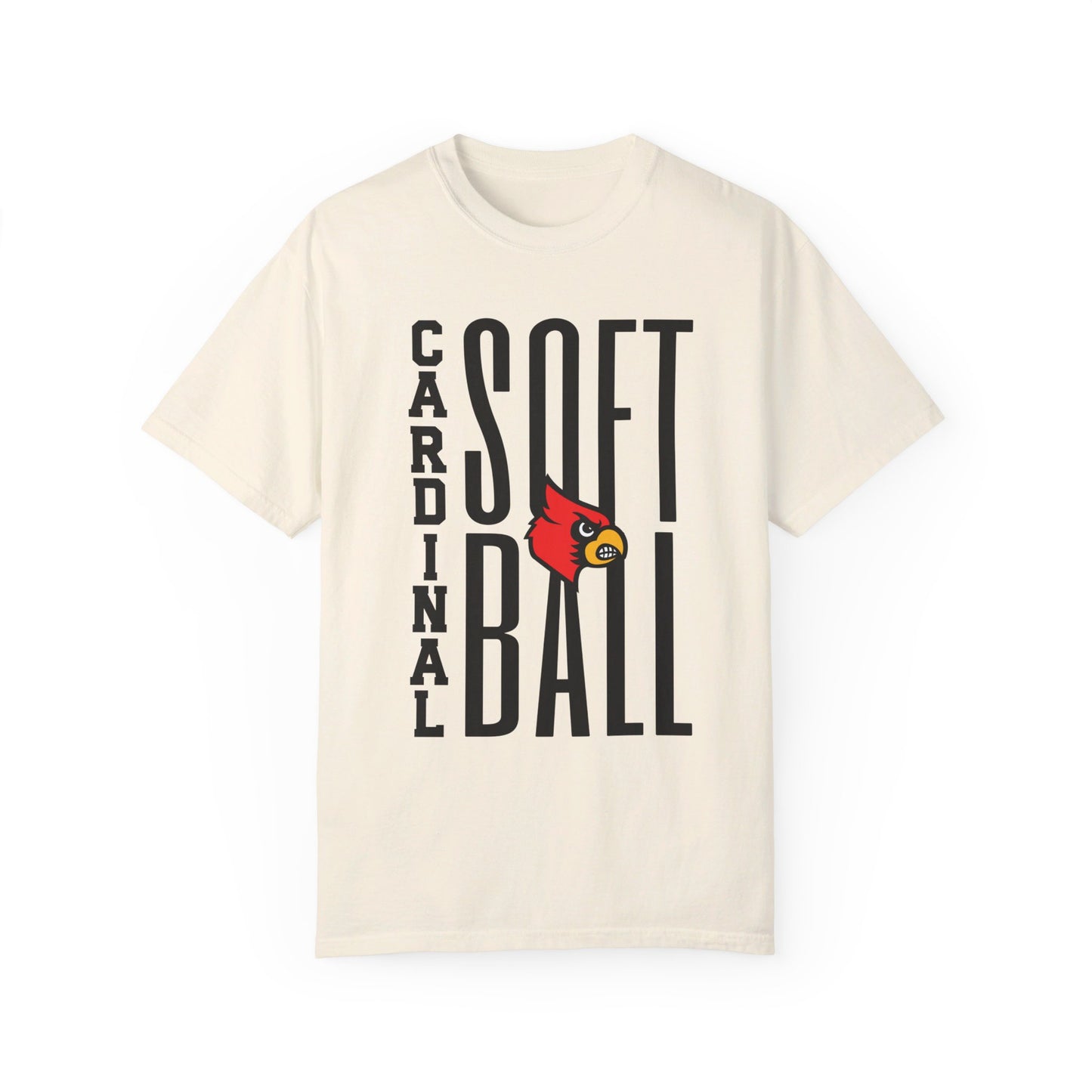 Cardinal Softball - Comfort Colors T-shirt