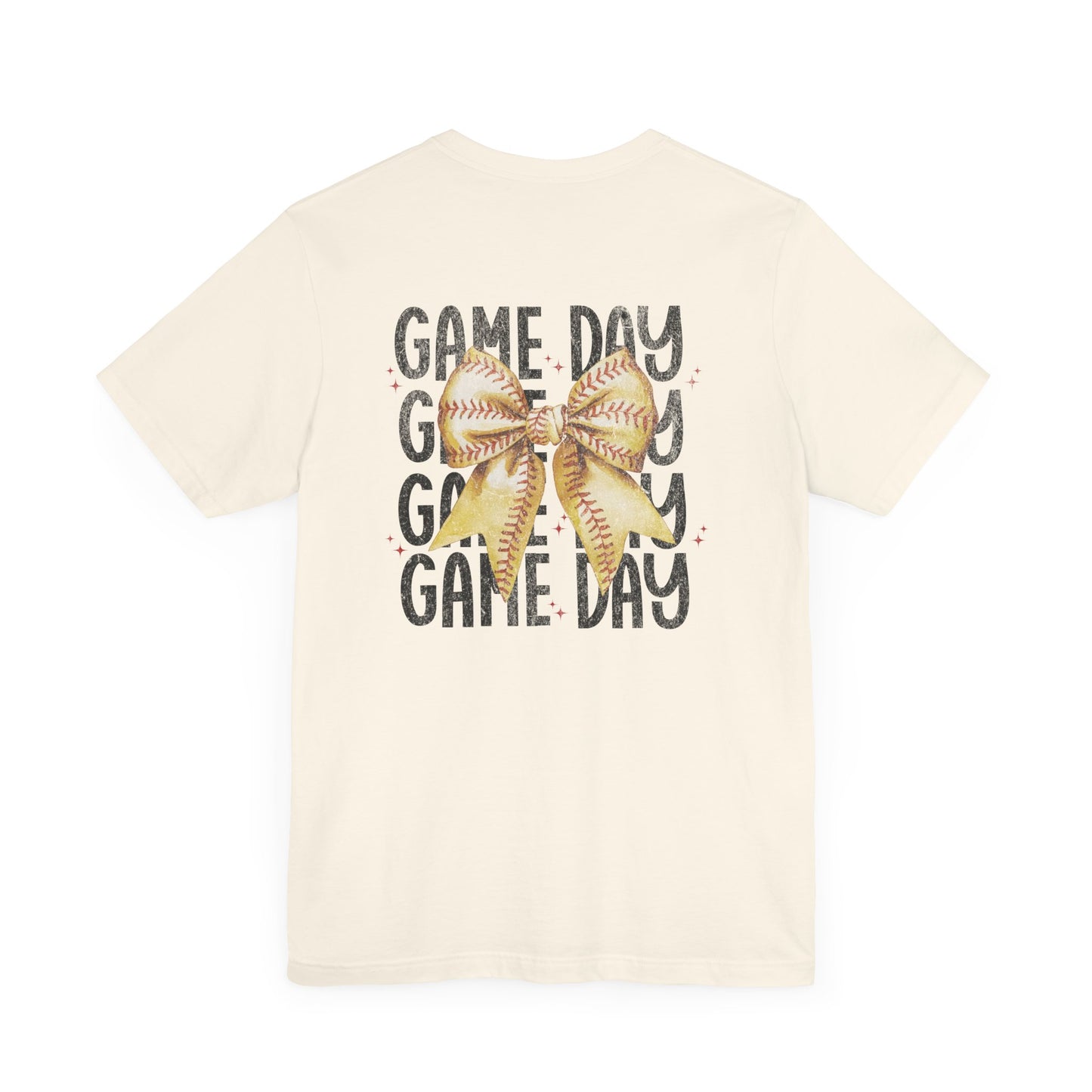 Game Day Softball Coquette - Bella + Canvas Short Sleeve Tee