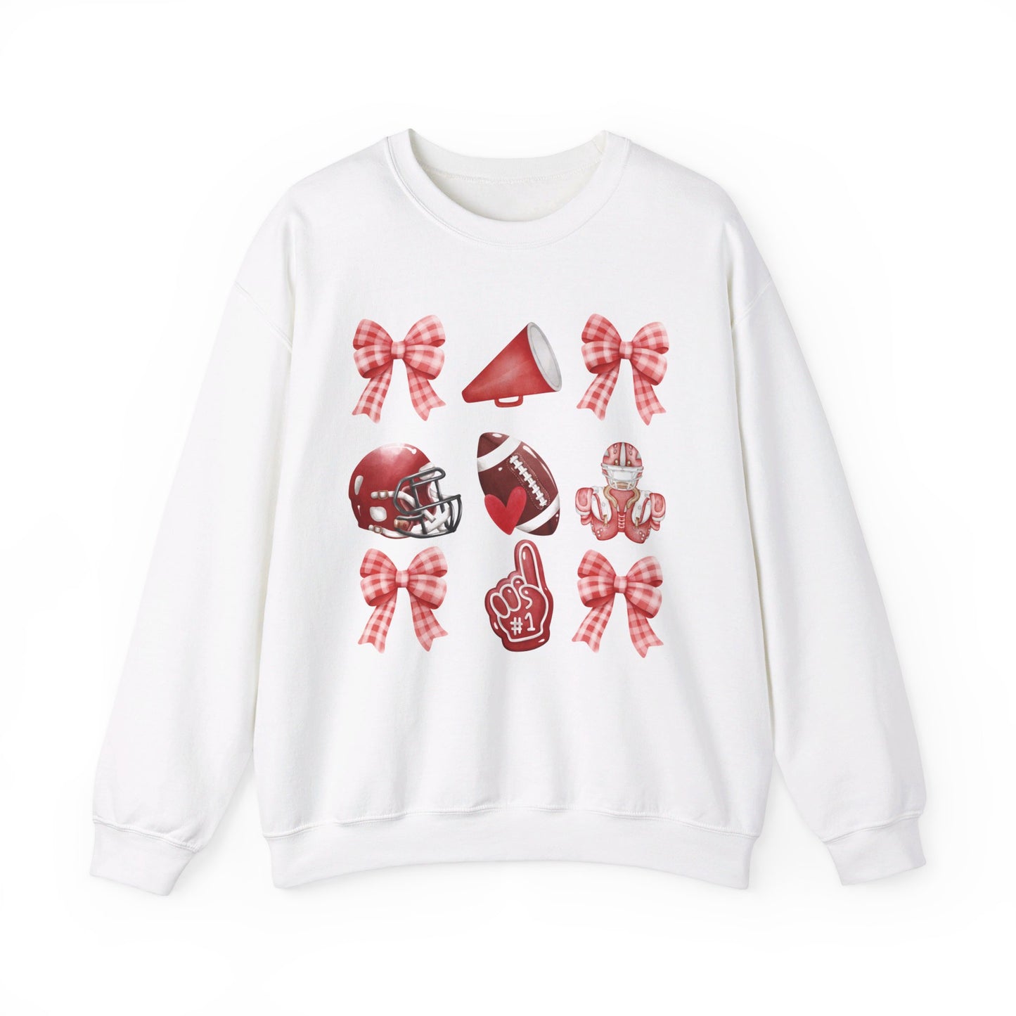 Football Coquette - Unisex Heavy Blend™ Crewneck Sweatshirt