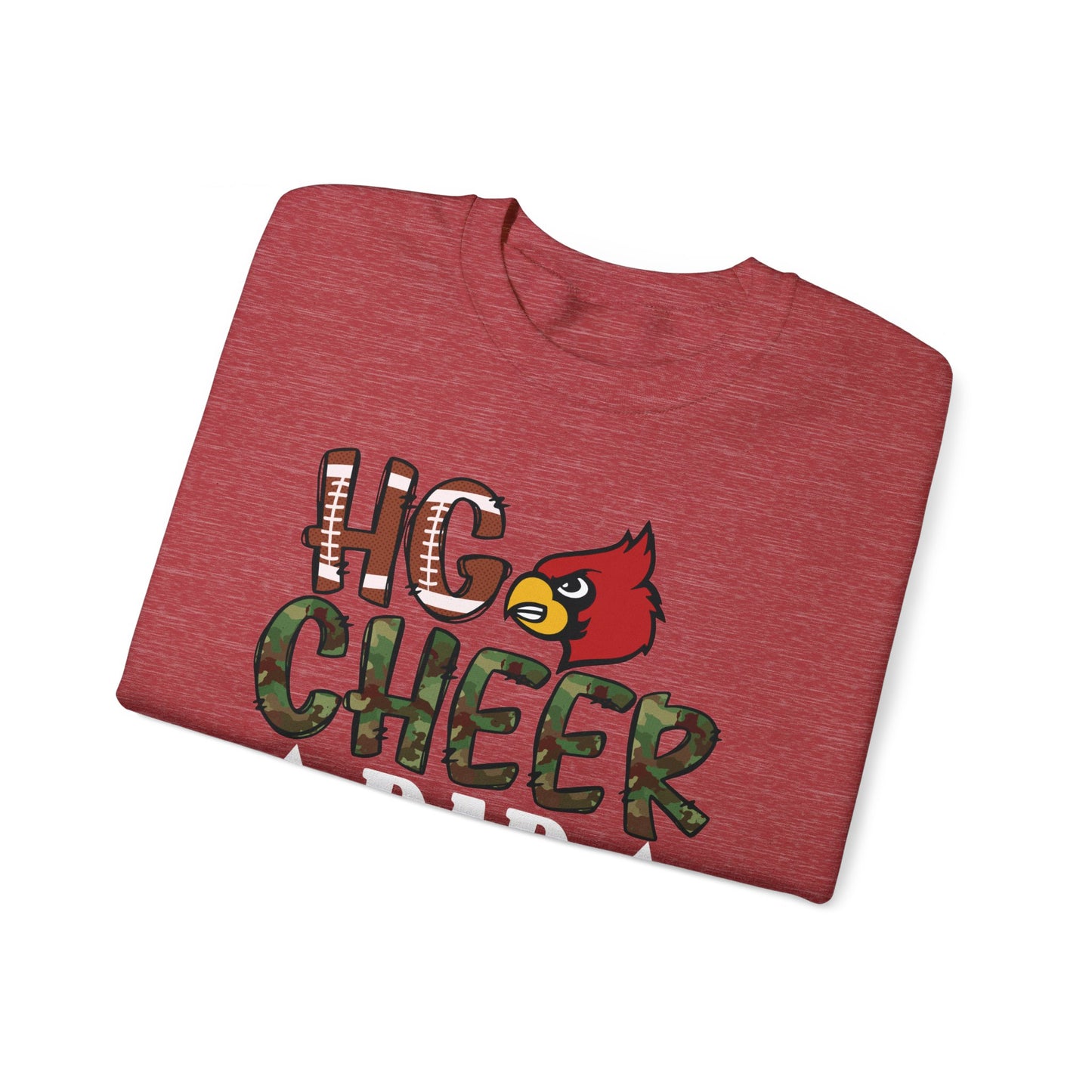 HG Cheer Dad Football - Unisex Heavy Blend™ Crewneck Sweatshirt