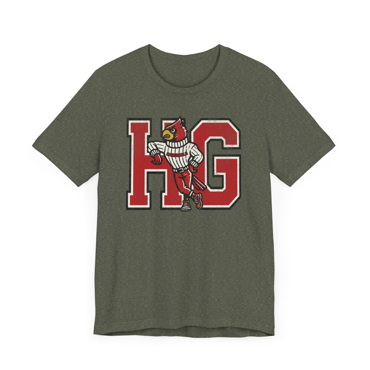 Vintage Cardinal HG - Bella + Canvas Short Sleeve Tee