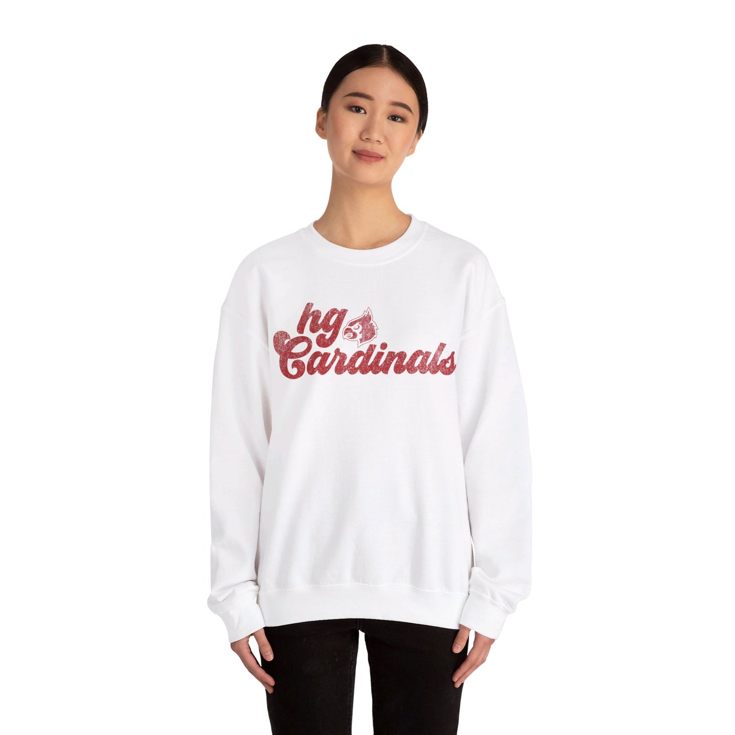 Vintage HG Cardinals - Unisex Heavy Blend™ Crewneck Sweatshirt