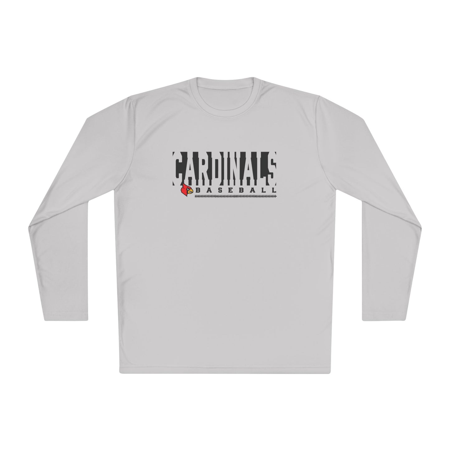 Cardinals Baseball Inset - Dryfit Long Sleeve Tee