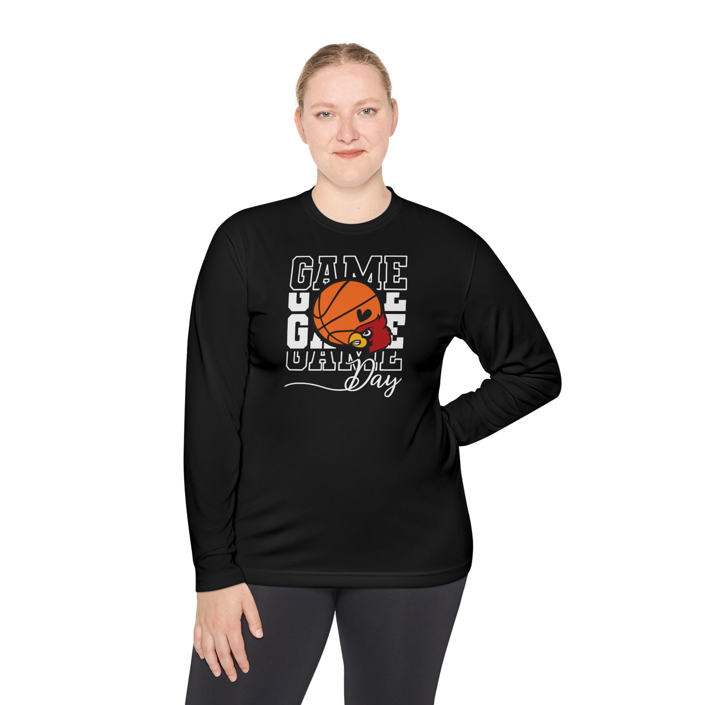 Cardinal Basketball Game Day - Dryfit Long Sleeve Tee