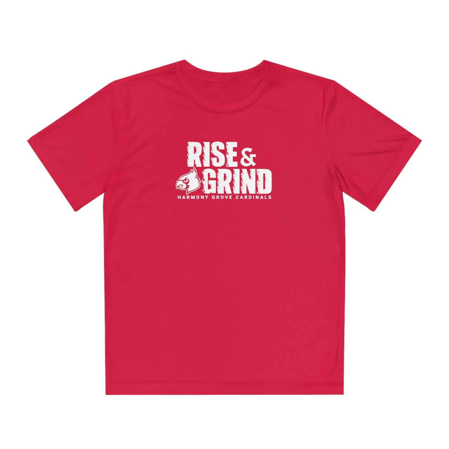 Vintage Rise and Grind - Youth Sport-Tek® Competitor™ Tee