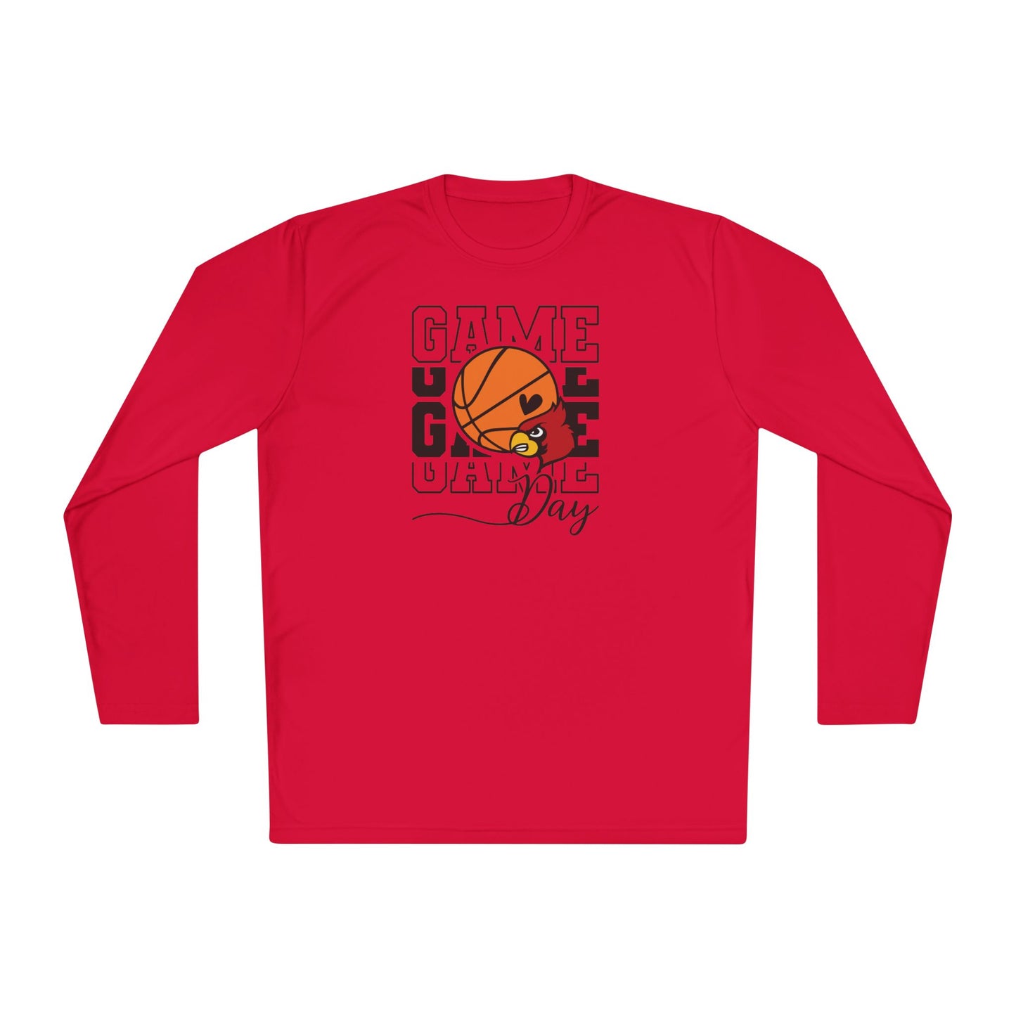 Cardinal Basketball Game Day - Dryfit Long Sleeve Tee