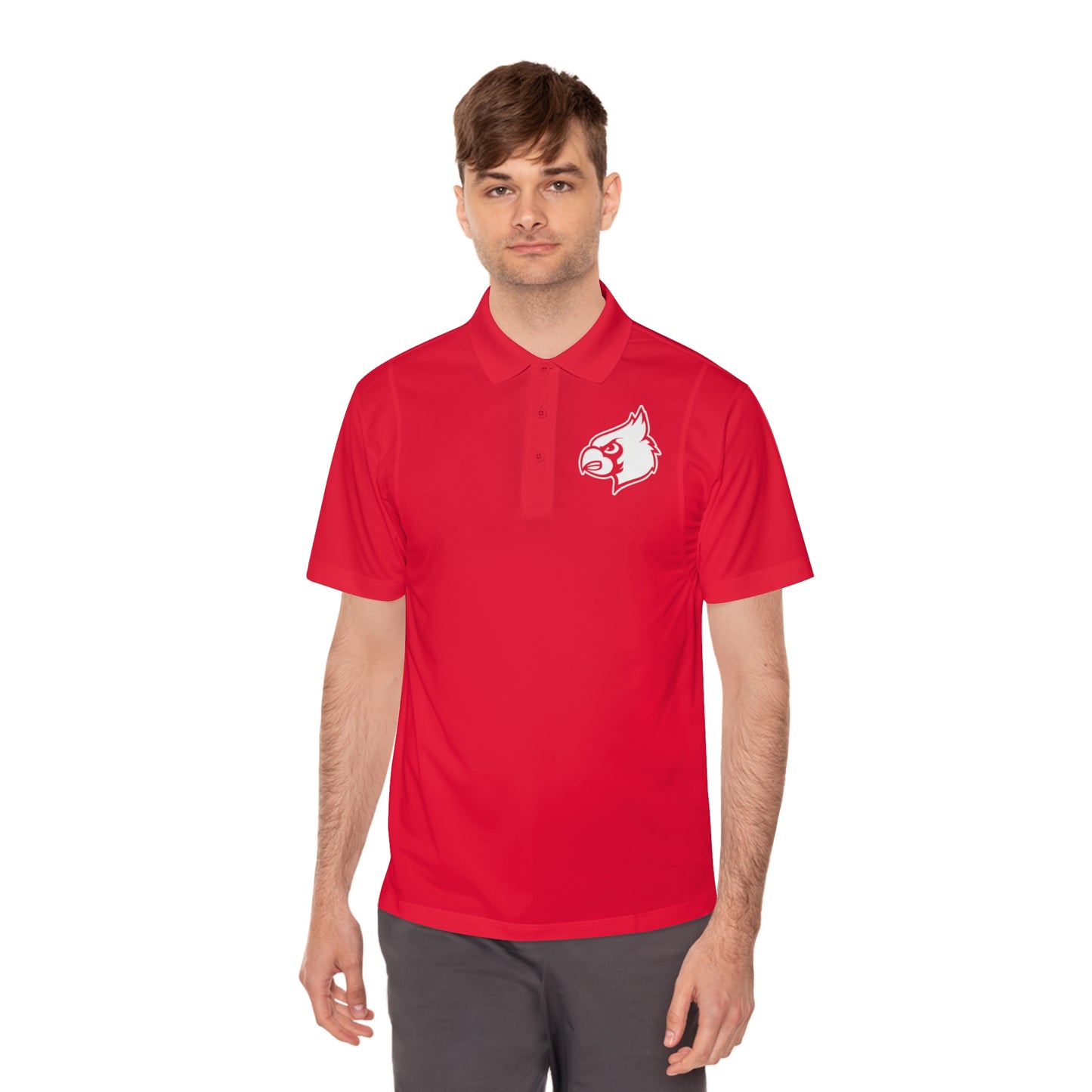 Cardinal Filled Distressed - Men's Sport Polo Shirt
