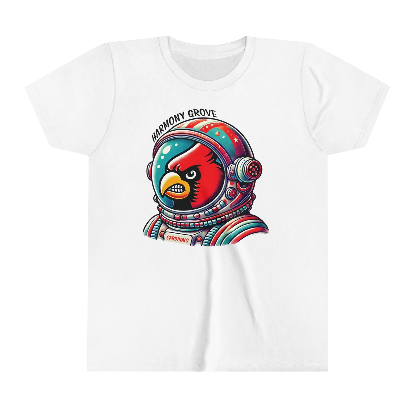 Astronaut Harmony Grove Cardinal - Bella + Canvas Youth Tee