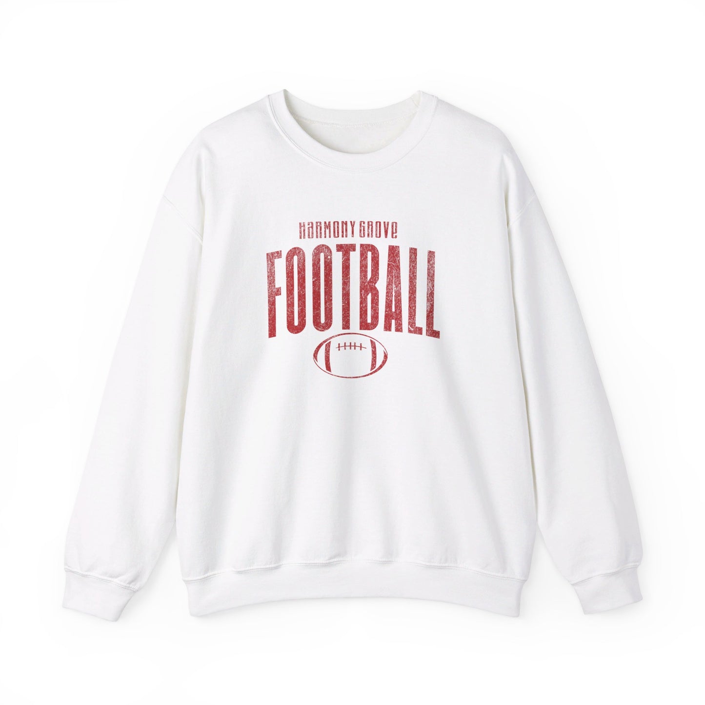 Vintage Harmony Grove Football - Unisex Heavy Blend™ Crewneck Sweatshirt