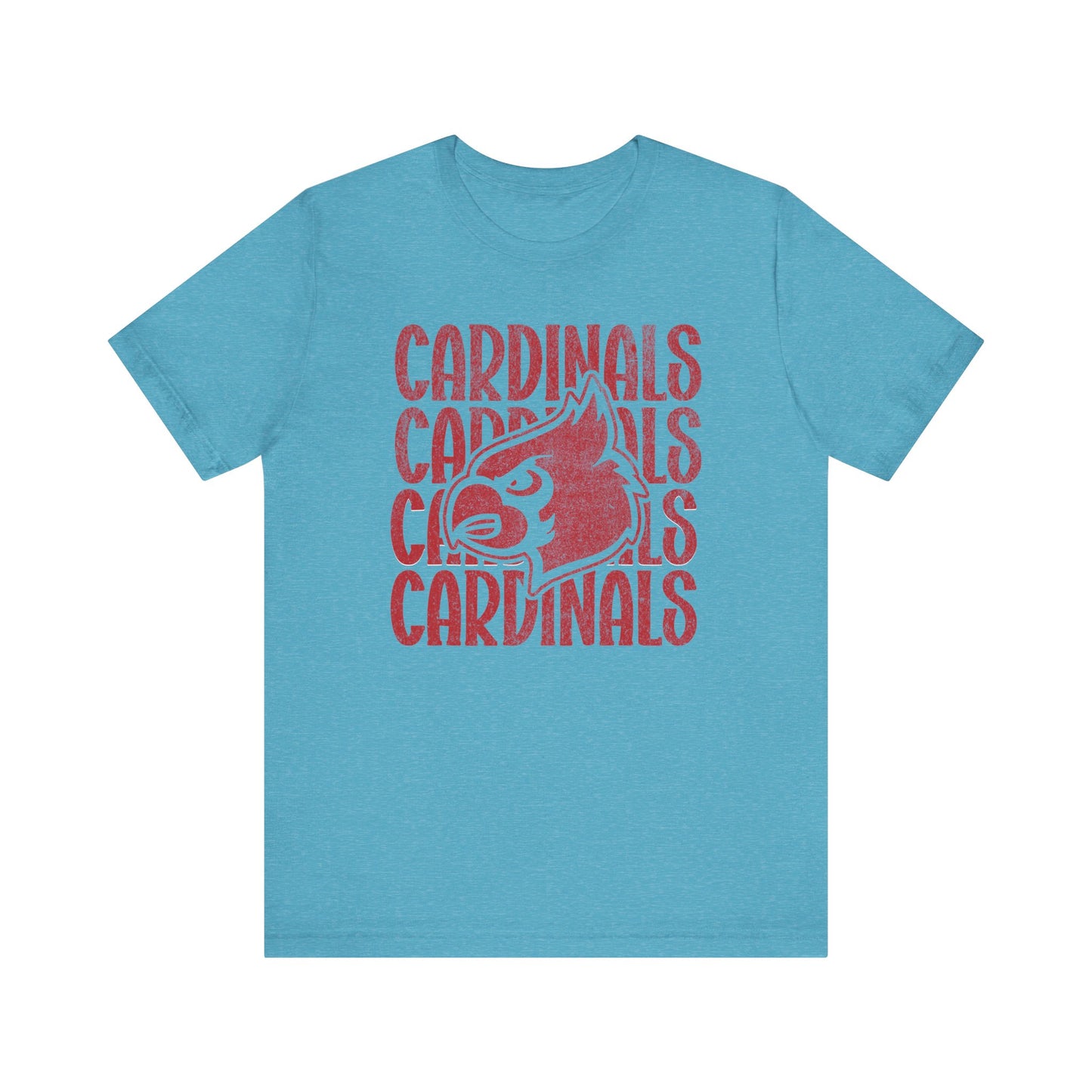 Vintage Cardinal 4 - Bella + Canvas Short Sleeve Tee