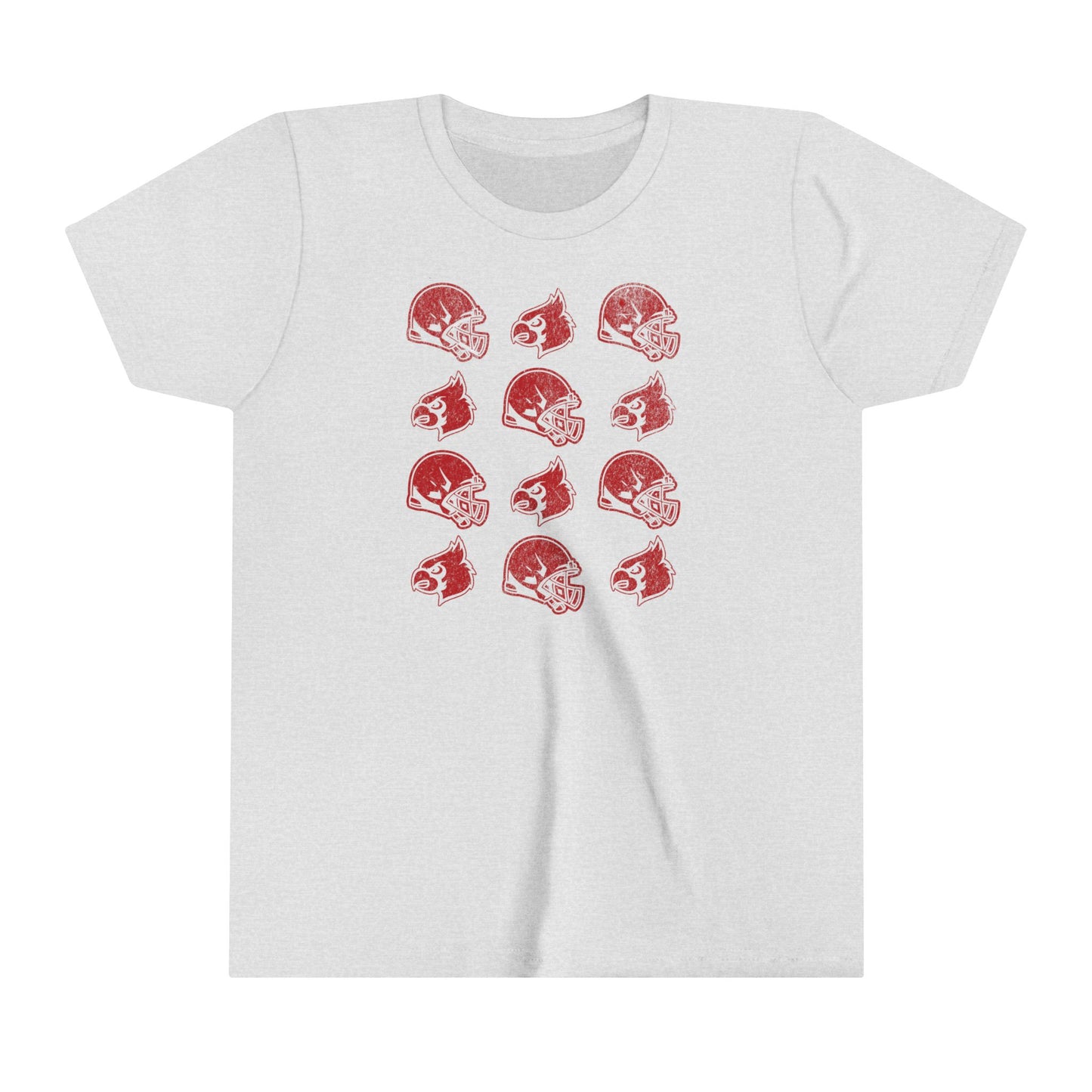 Vintage Helmets and Cardinals - Bella + Canvas Youth Tee