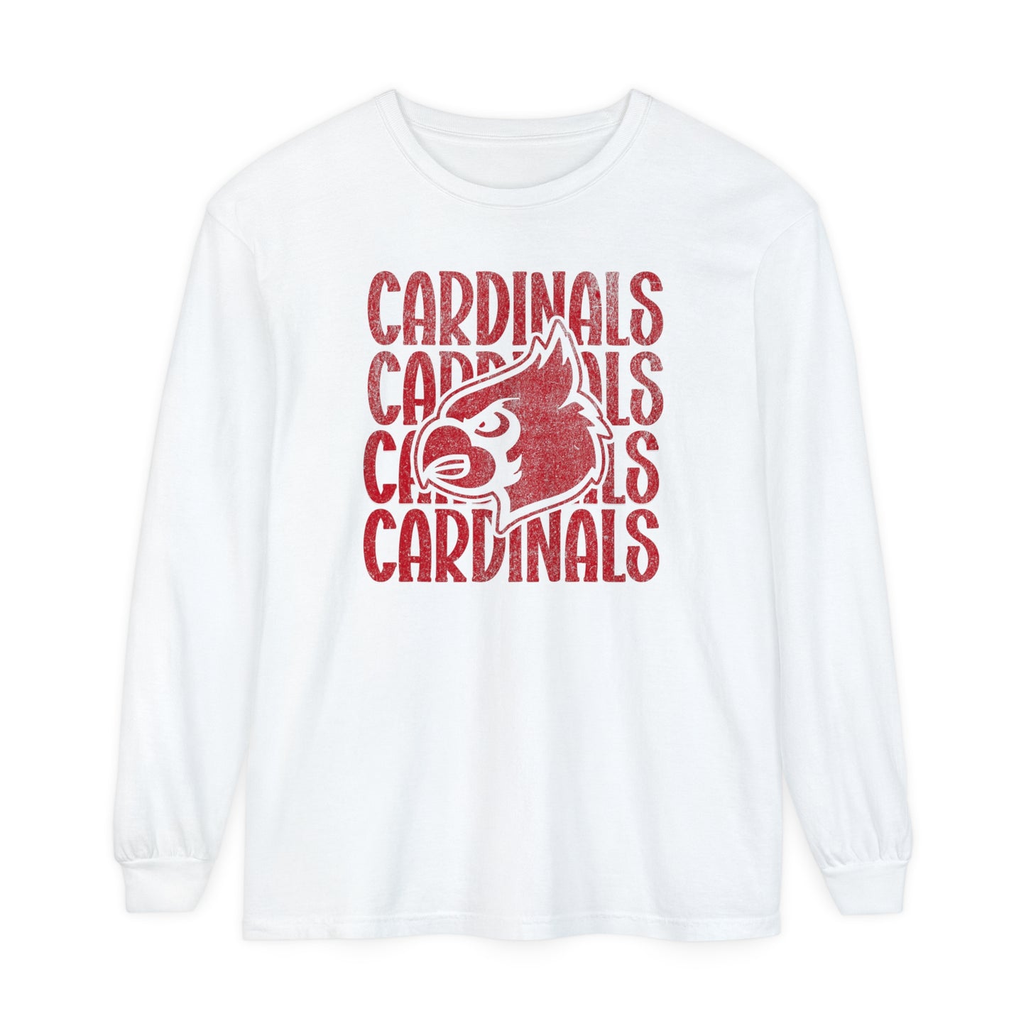 Cardinal 4 - Comfort Colors Long Sleeve T-Shirt