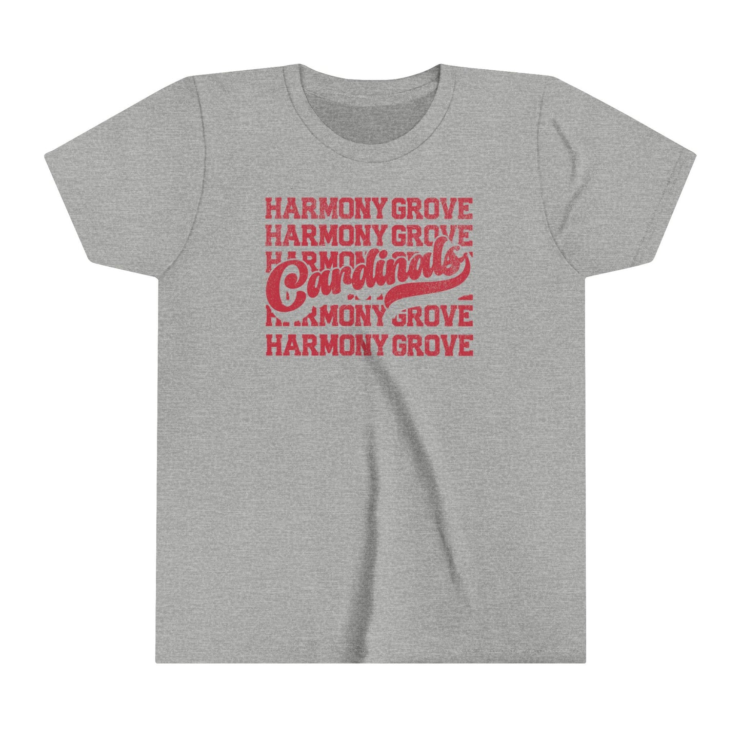 Vintage Harmony Grove Cardinals - Bella + Canvas Youth Tee