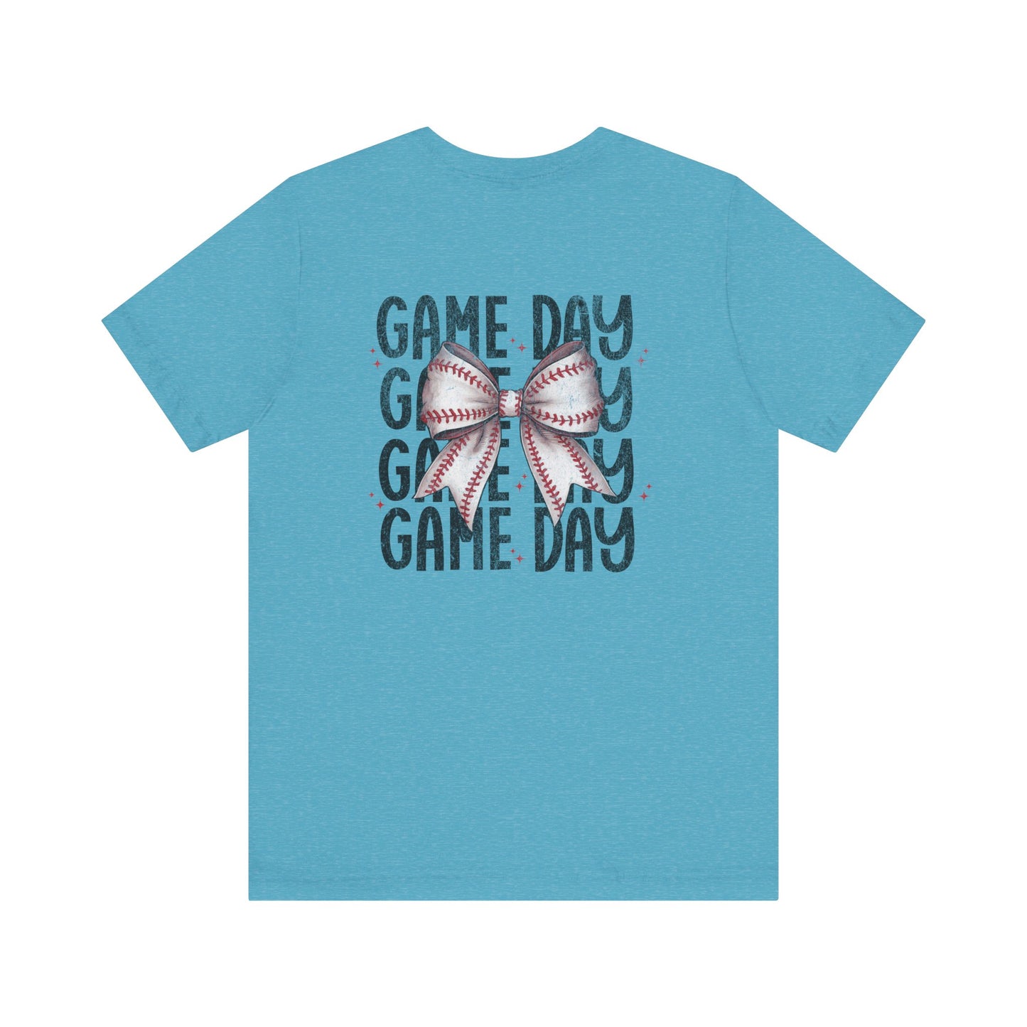 Game Day Baseball Coquette - Bella + Canvas Short Sleeve Tee