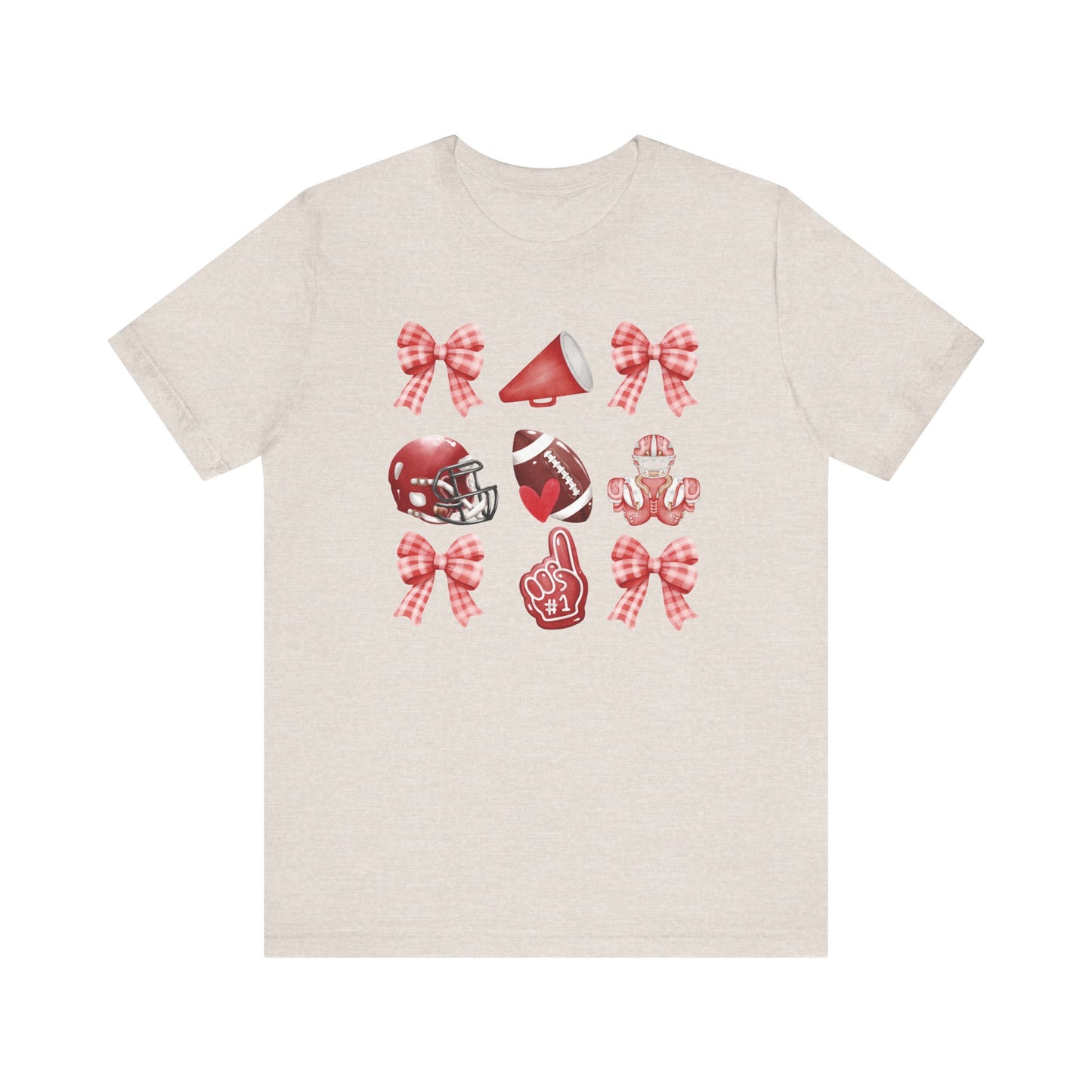 Football Coquette - Bella + Canvas Short Sleeve Tee