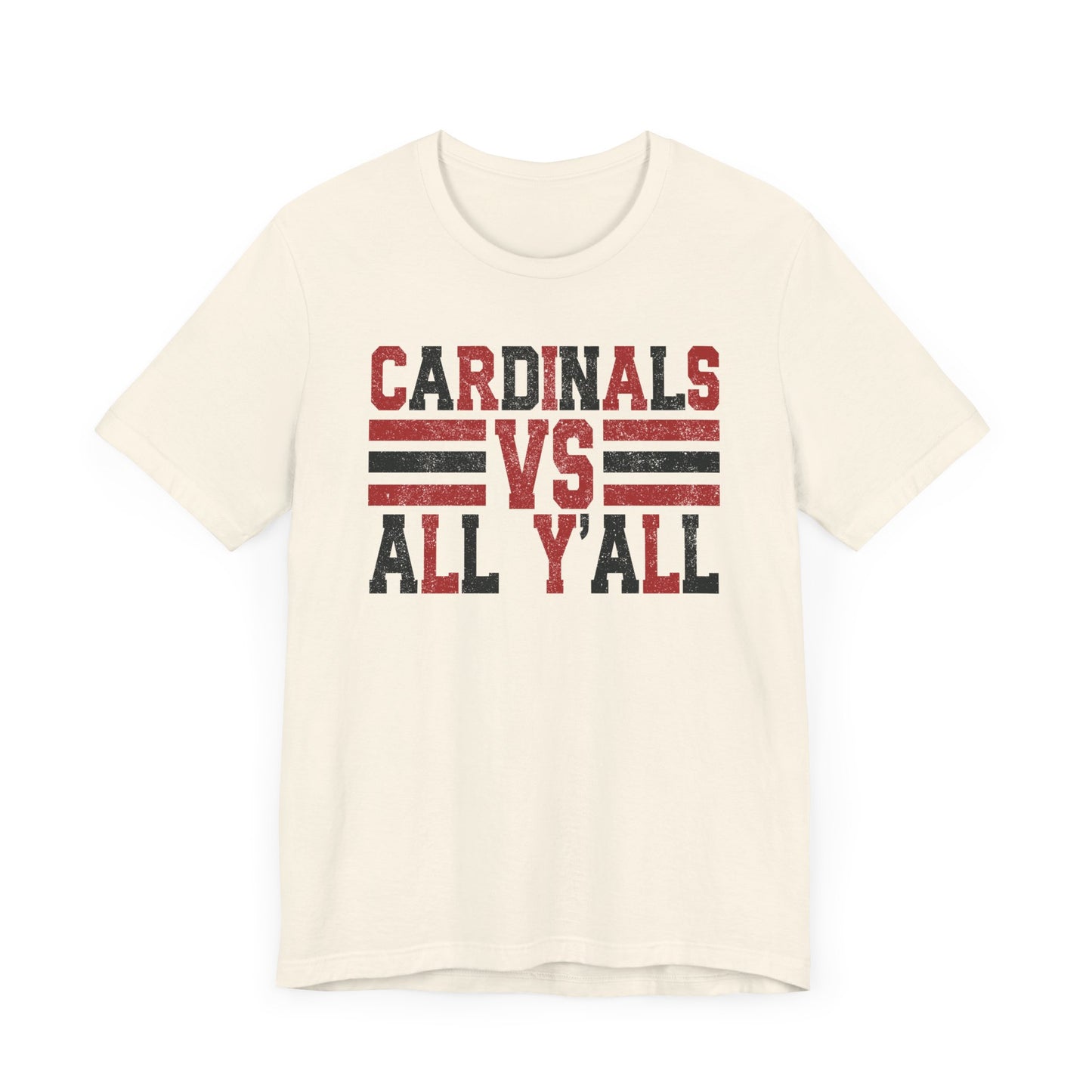 Cardinals VS All Y'all - Bella + Canvas Short Sleeve Tee