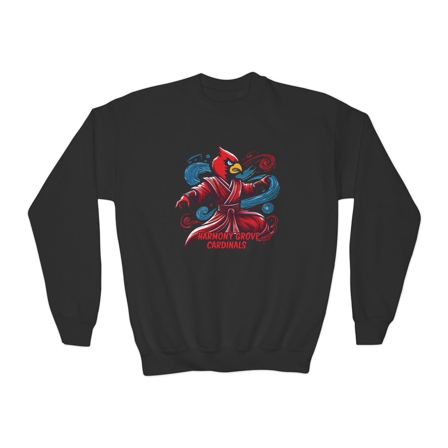 Airbender Harmony Grove Cardinal - Youth Crew Sweatshirt