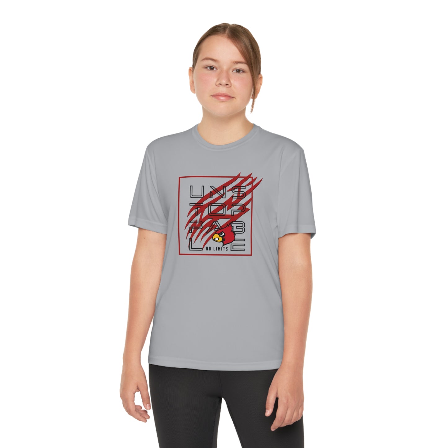Unstoppable Cardinal - Youth Sport-Tek® Competitor™ Tee