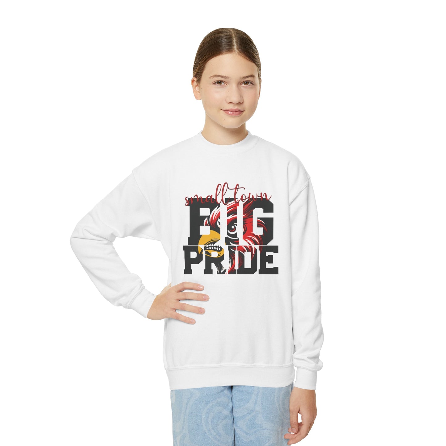 Small Town Big Pride - Youth Crew Sweatshirt