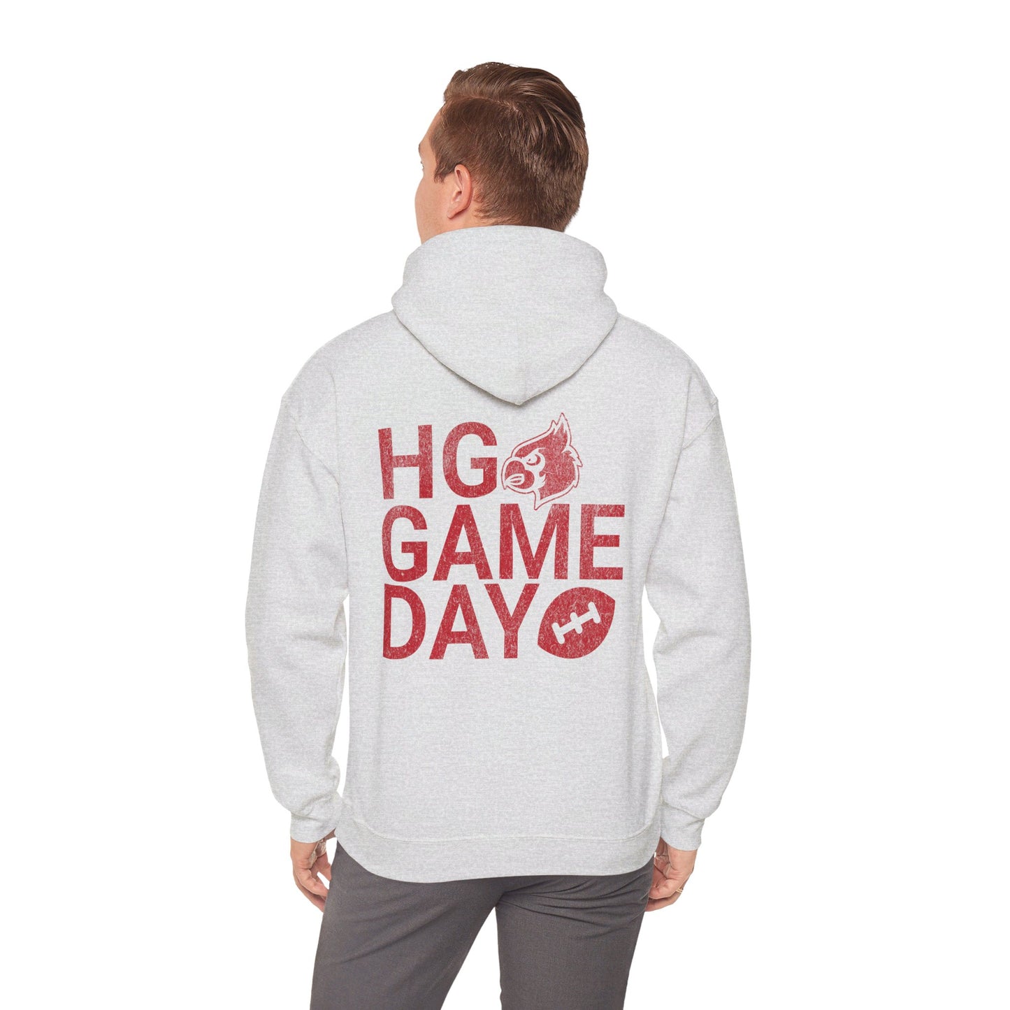 Vintage HG Game Day Football - Unisex Heavy Blend™ Hooded Sweatshirt