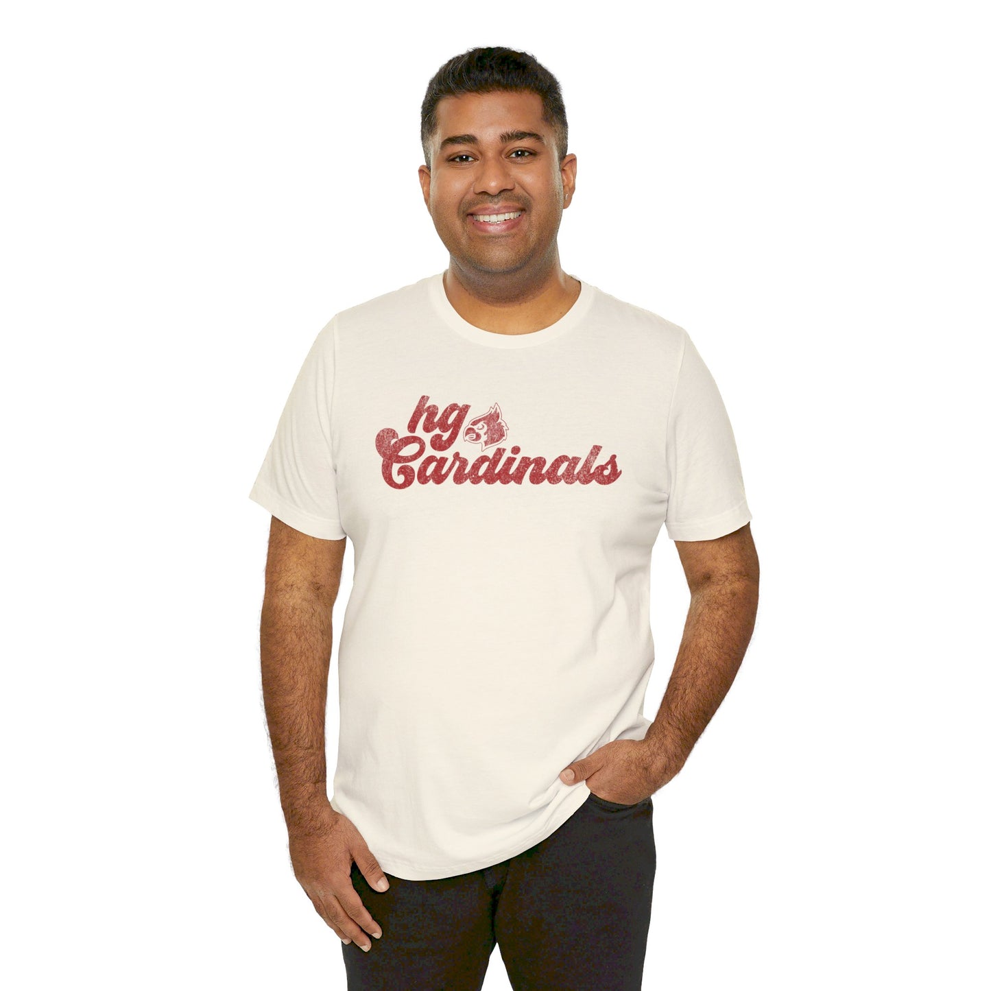 Vintage HG Cardinals - Bella + Canvas Short Sleeve Tee