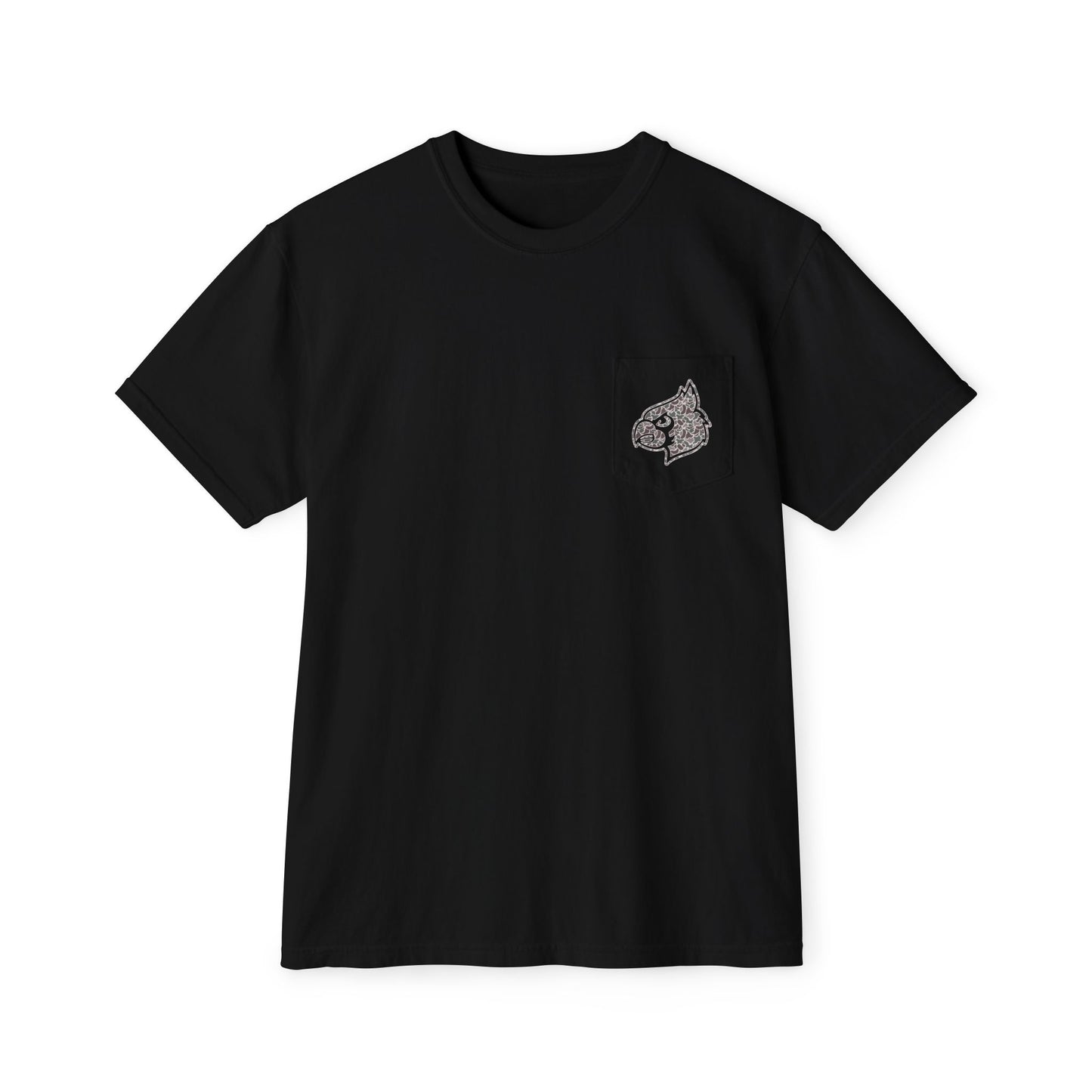 Unisex Pocket T-Shirt Cardinal + HG - Comfort Colors Tshirt
