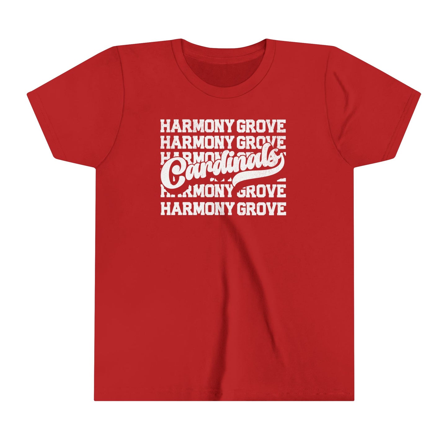 Vintage Harmony Grove Cardinals - Bella + Canvas Youth Tee