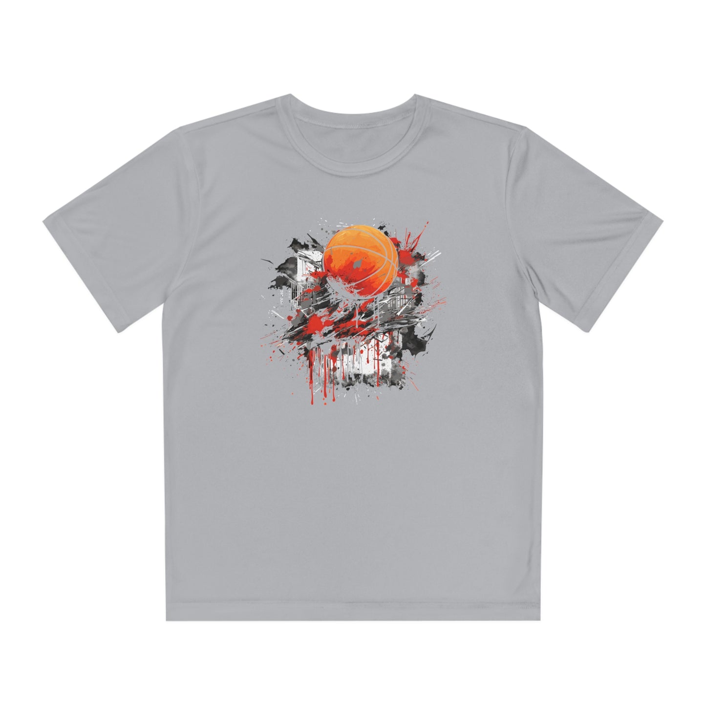Basketball Graffiti - Youth Sport-Tek® Competitor™ Tee