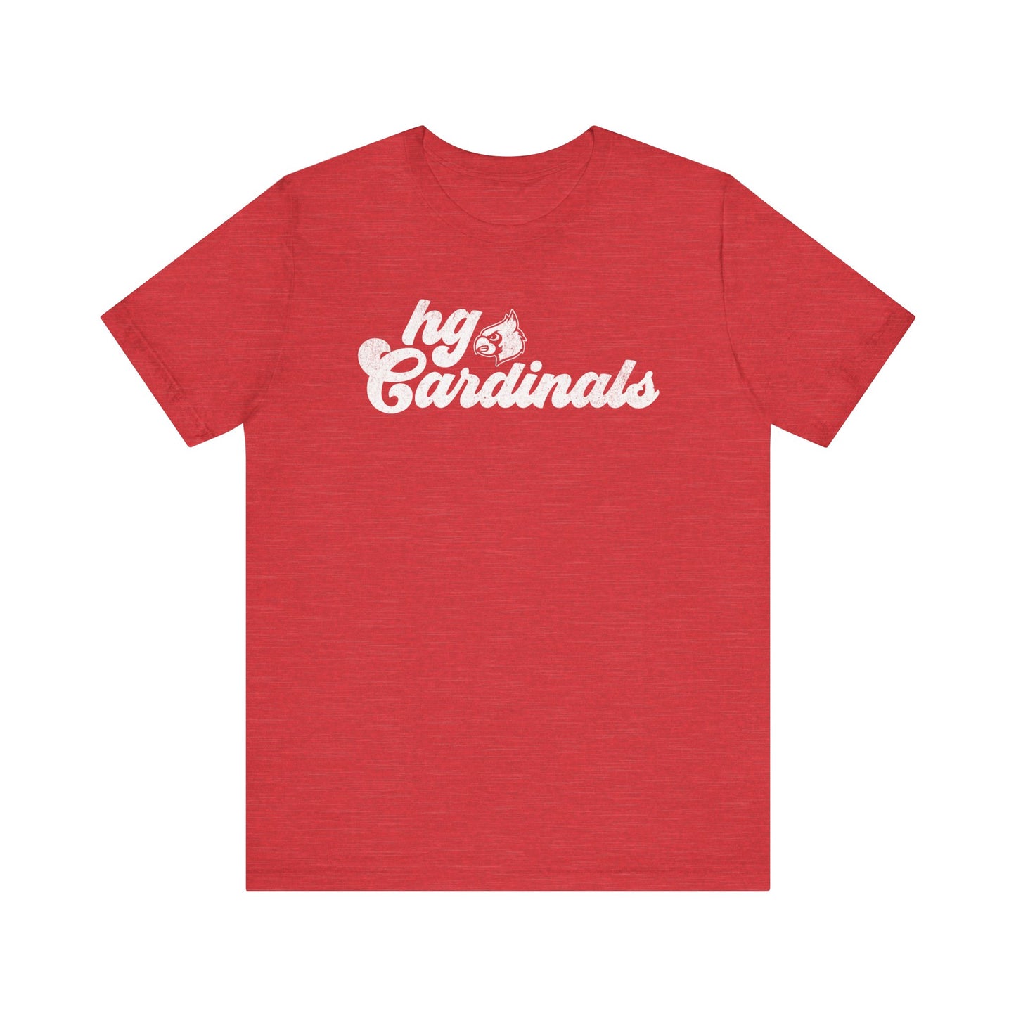 Vintage HG Cardinals - Bella + Canvas Short Sleeve Tee