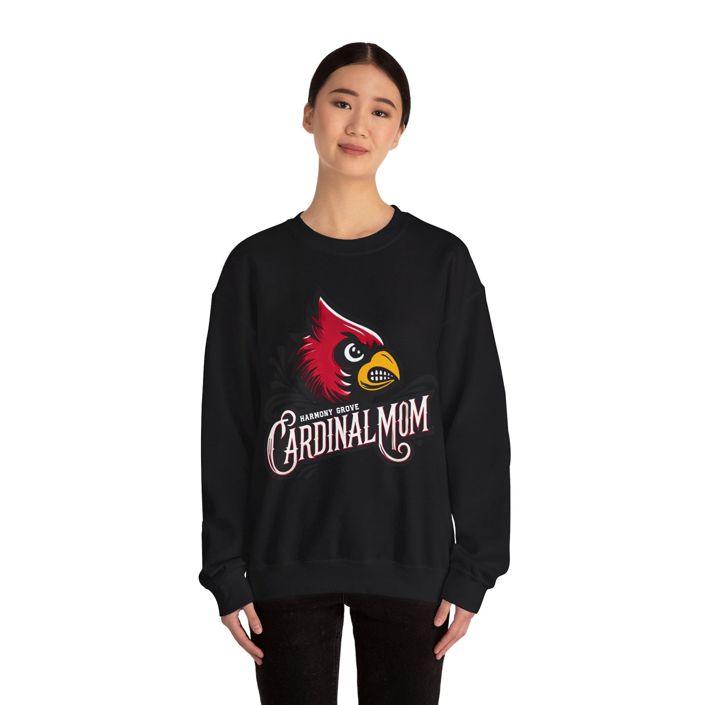 Cardinal Mom - Unisex Heavy Blend™ Crewneck Sweatshirt