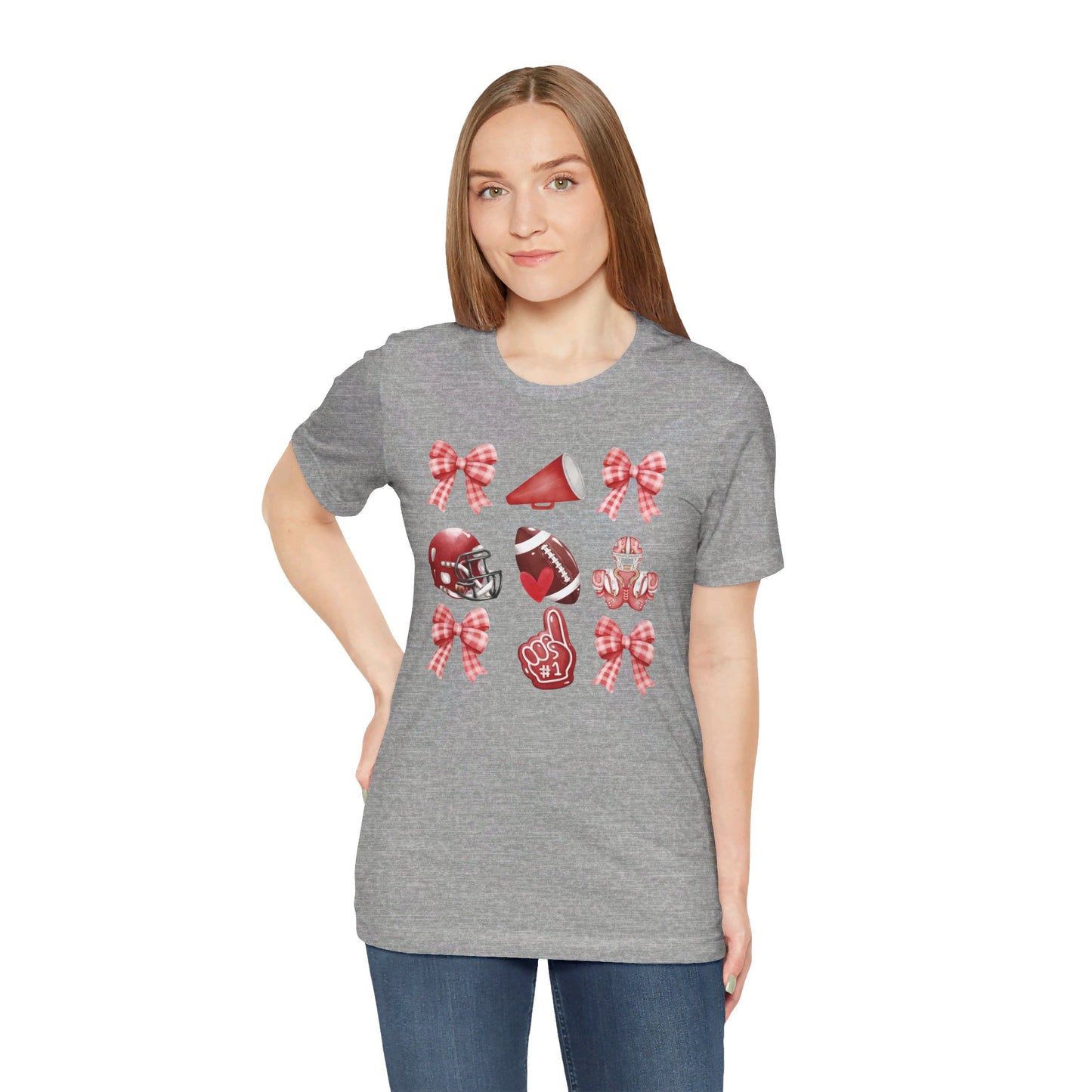 Football Coquette - Bella + Canvas Short Sleeve Tee