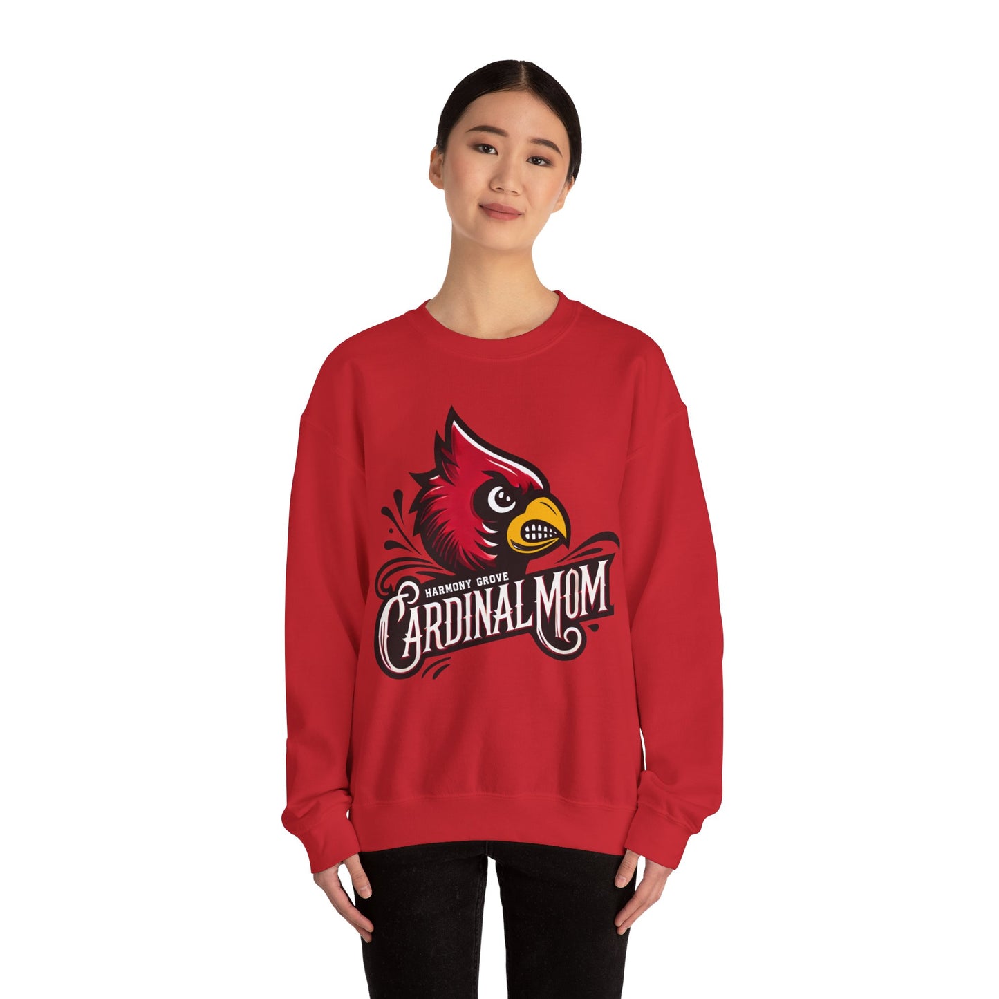 Cardinal Mom - Unisex Heavy Blend™ Crewneck Sweatshirt