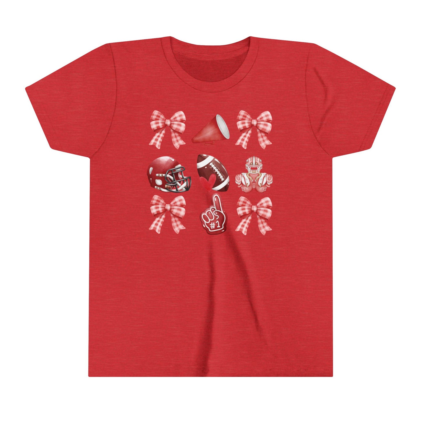 Football Coquette - Bella + Canvas Youth Tee