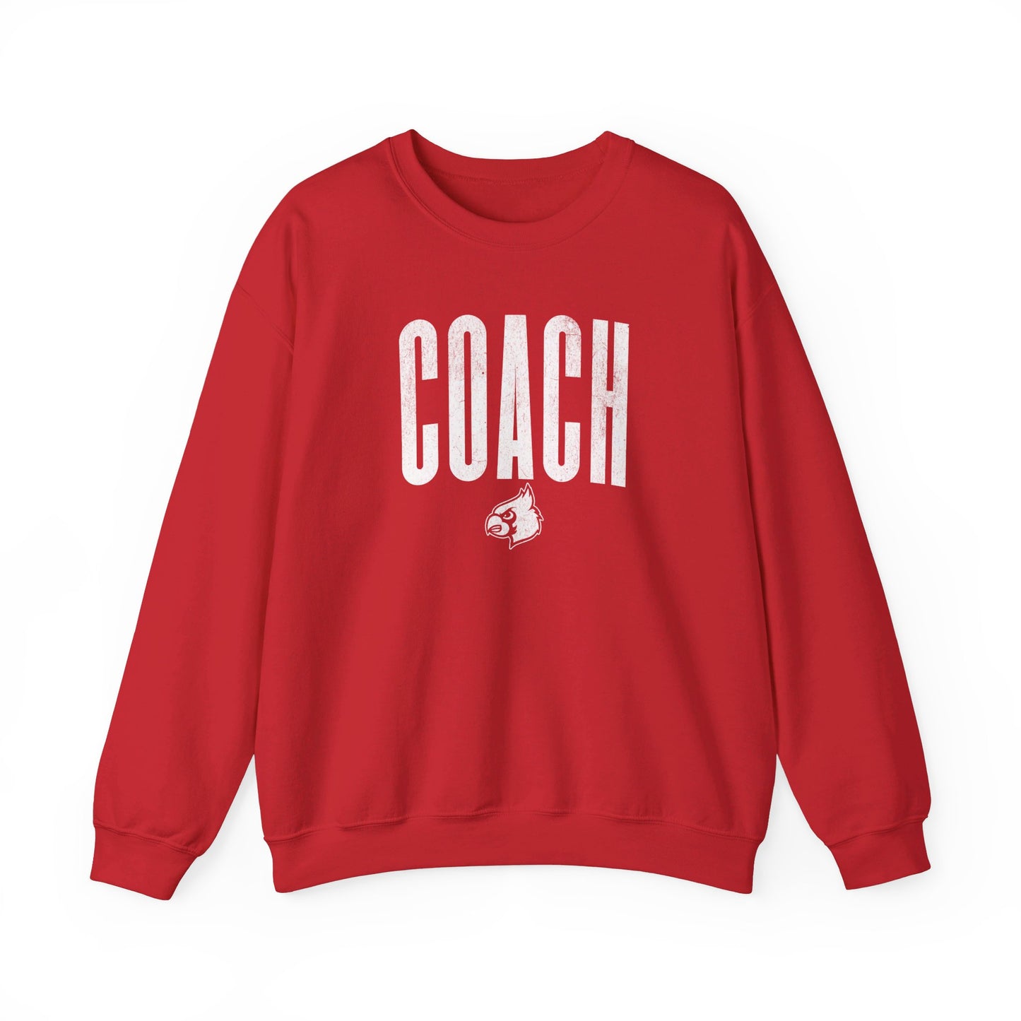 Vintage Cardinal Coach - Unisex Heavy Blend™ Crewneck Sweatshirt