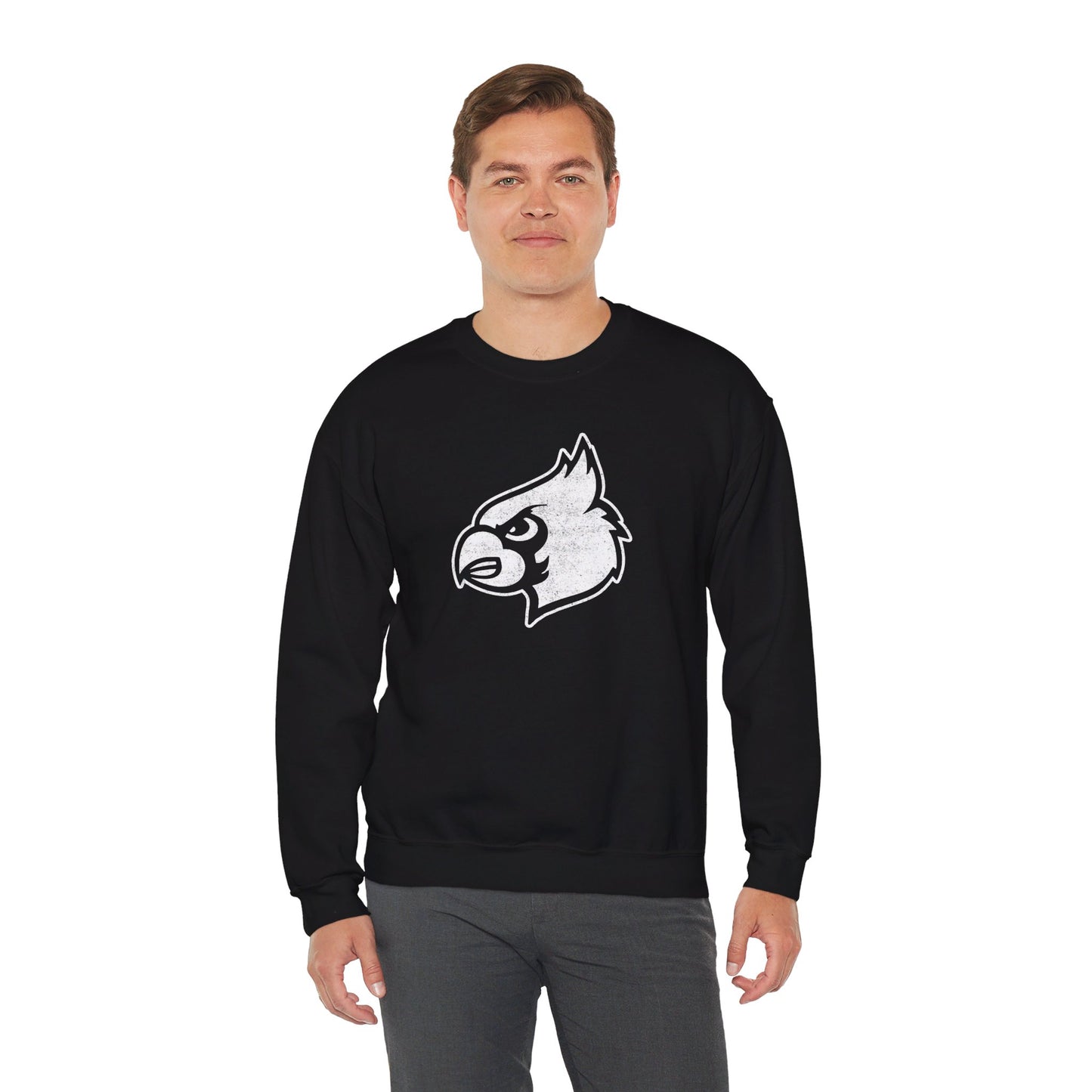 Vintage Cardinals + HGS - Unisex Heavy Blend™ Crewneck Sweatshirt