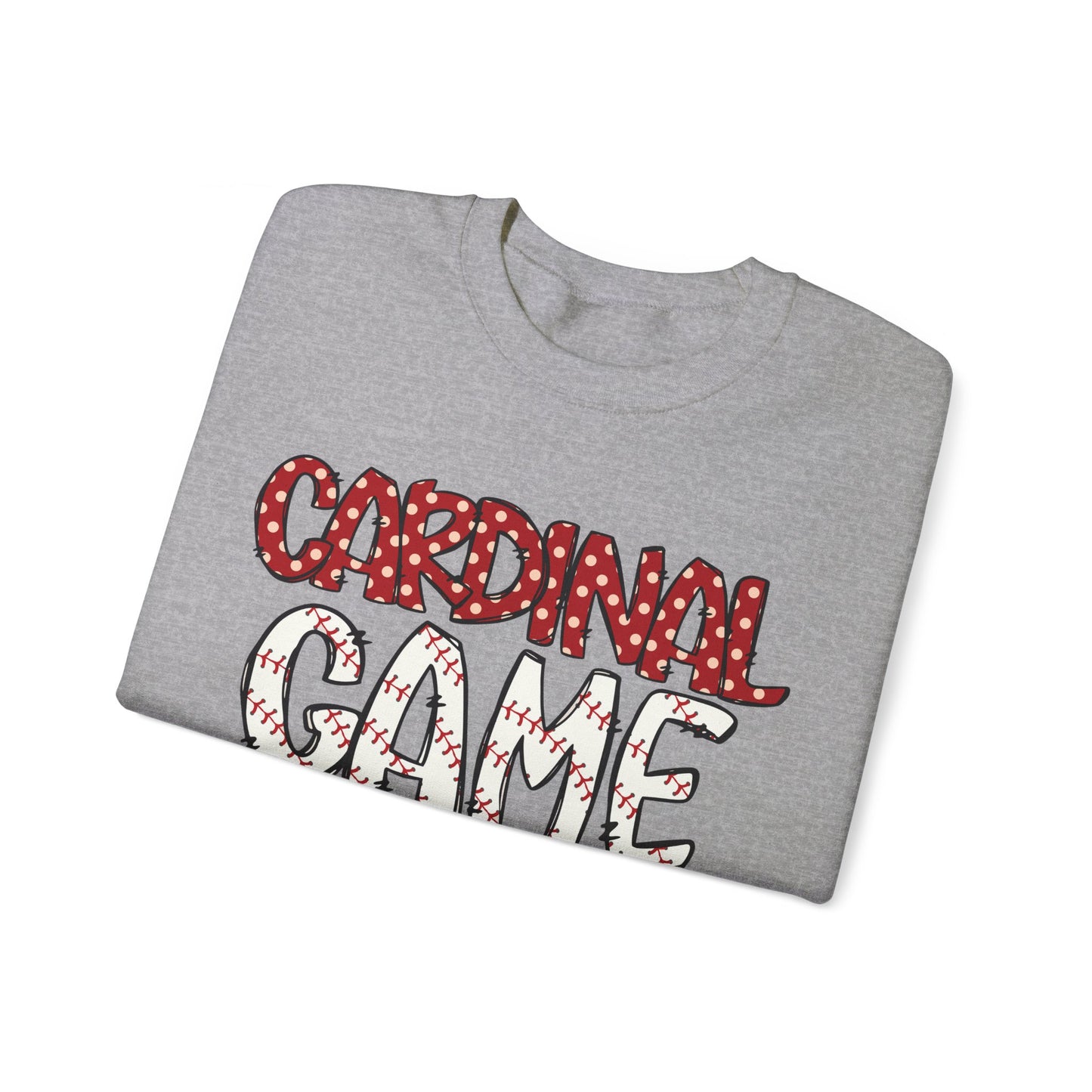Cardinal Baseball Game Day - Unisex Heavy Blend™ Crewneck Sweatshirt