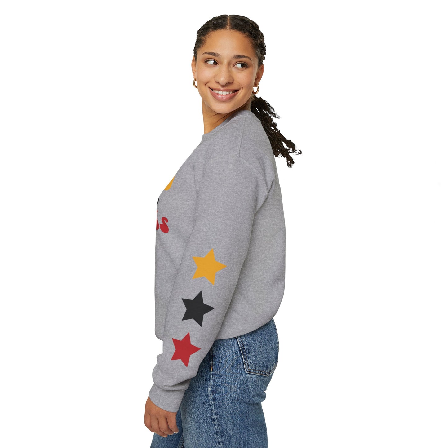 Harmony Grove Cardinals Star Sleeves - Unisex Heavy Blend™ Crewneck Sweatshirt