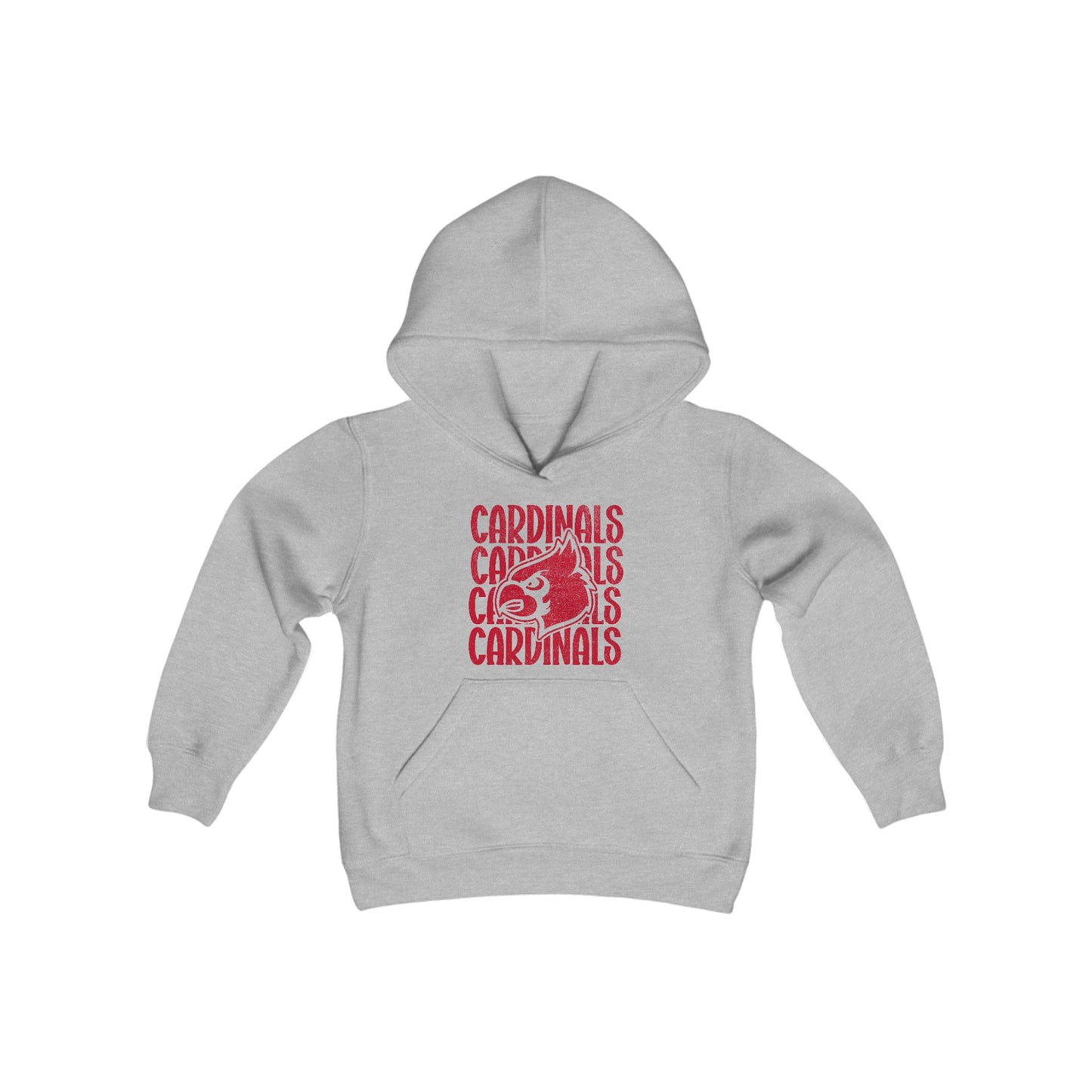 Vintage Cardinals 4 - Youth Heavy Blend Hooded Sweatshirt