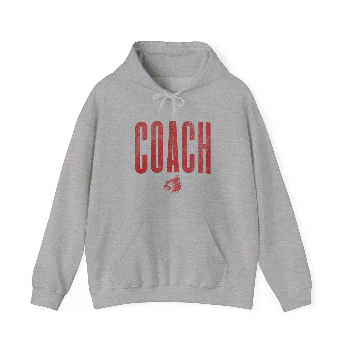 Vintage Cardinal Coach - Unisex Heavy Blend™ Hooded Sweatshirt